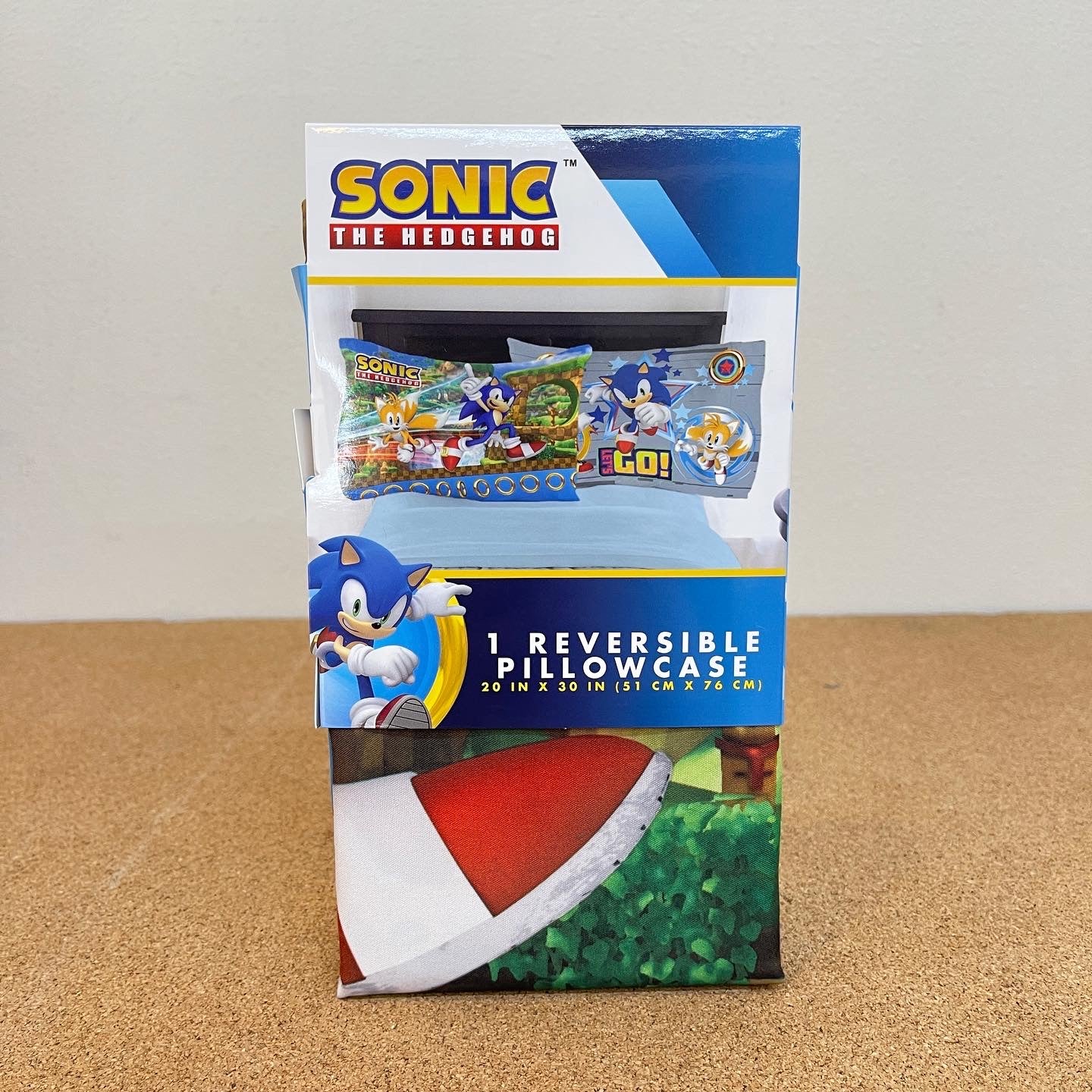 Sonic The Hedgehog Reversible Pillowcase