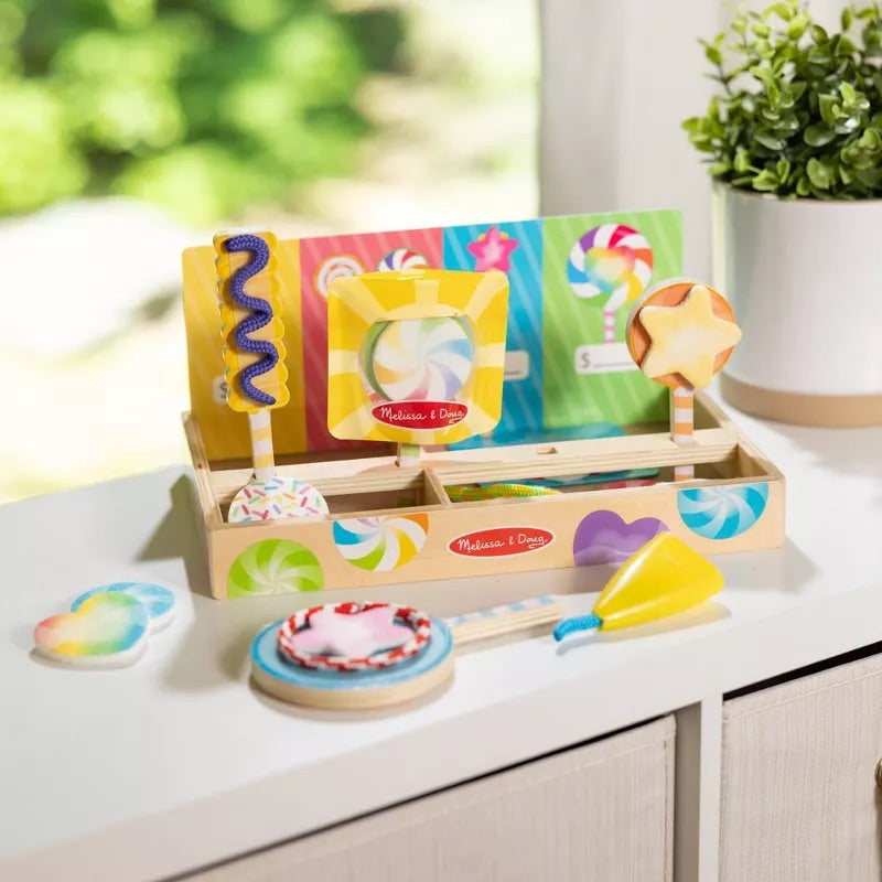 Melissa & Doug Wooden Lollipop Playset