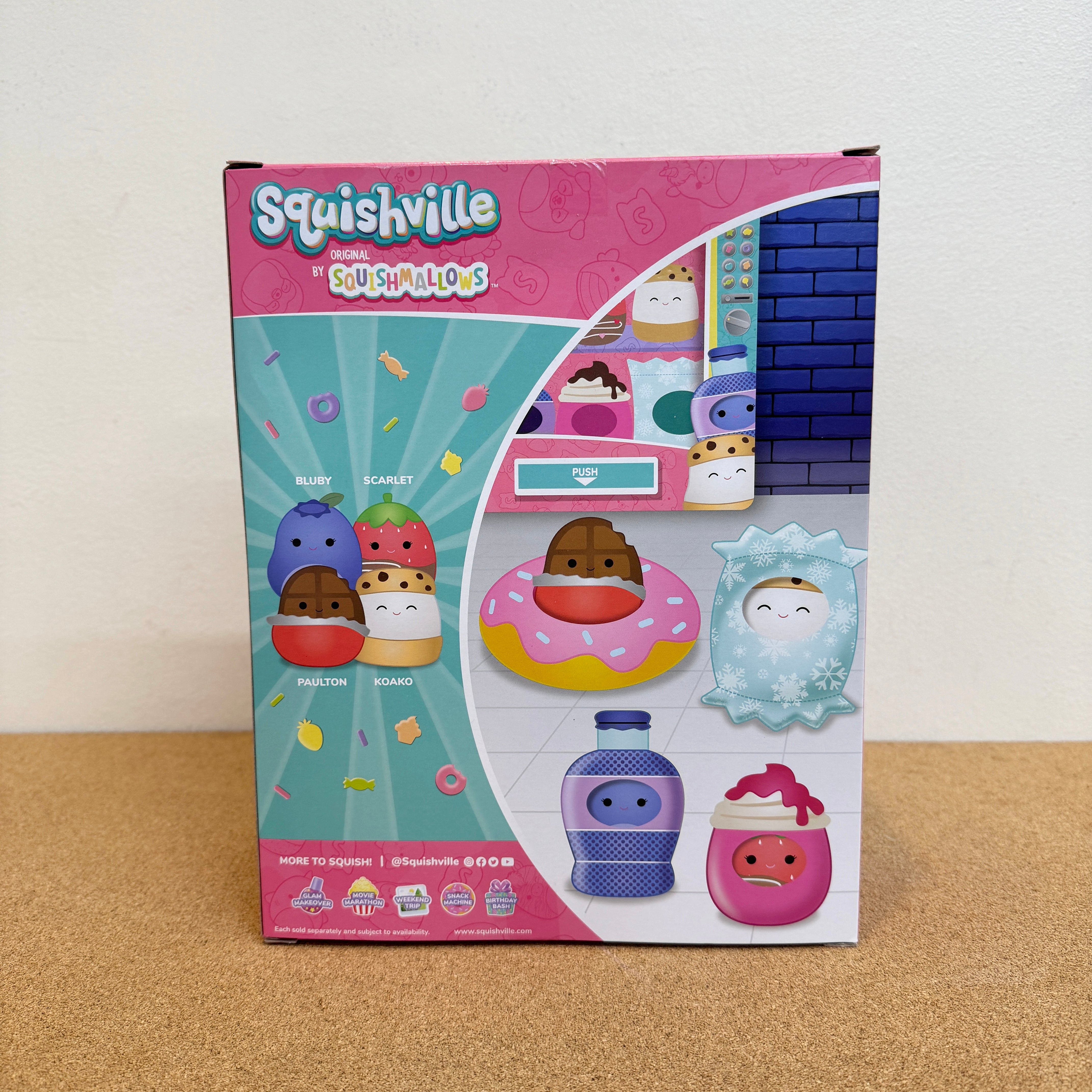 Squishville by Squishmallows Snack Machine Mini Plush