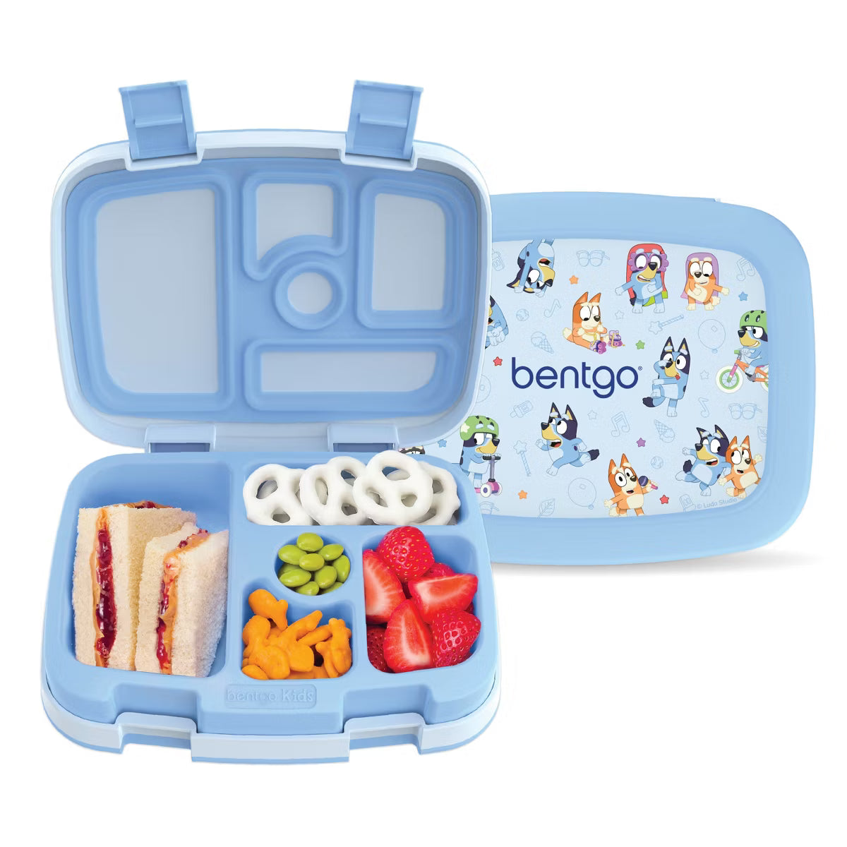 Bentgo Bluey Durable & Leak-Proof Lunchbox - Bluey & Bingo Play Day