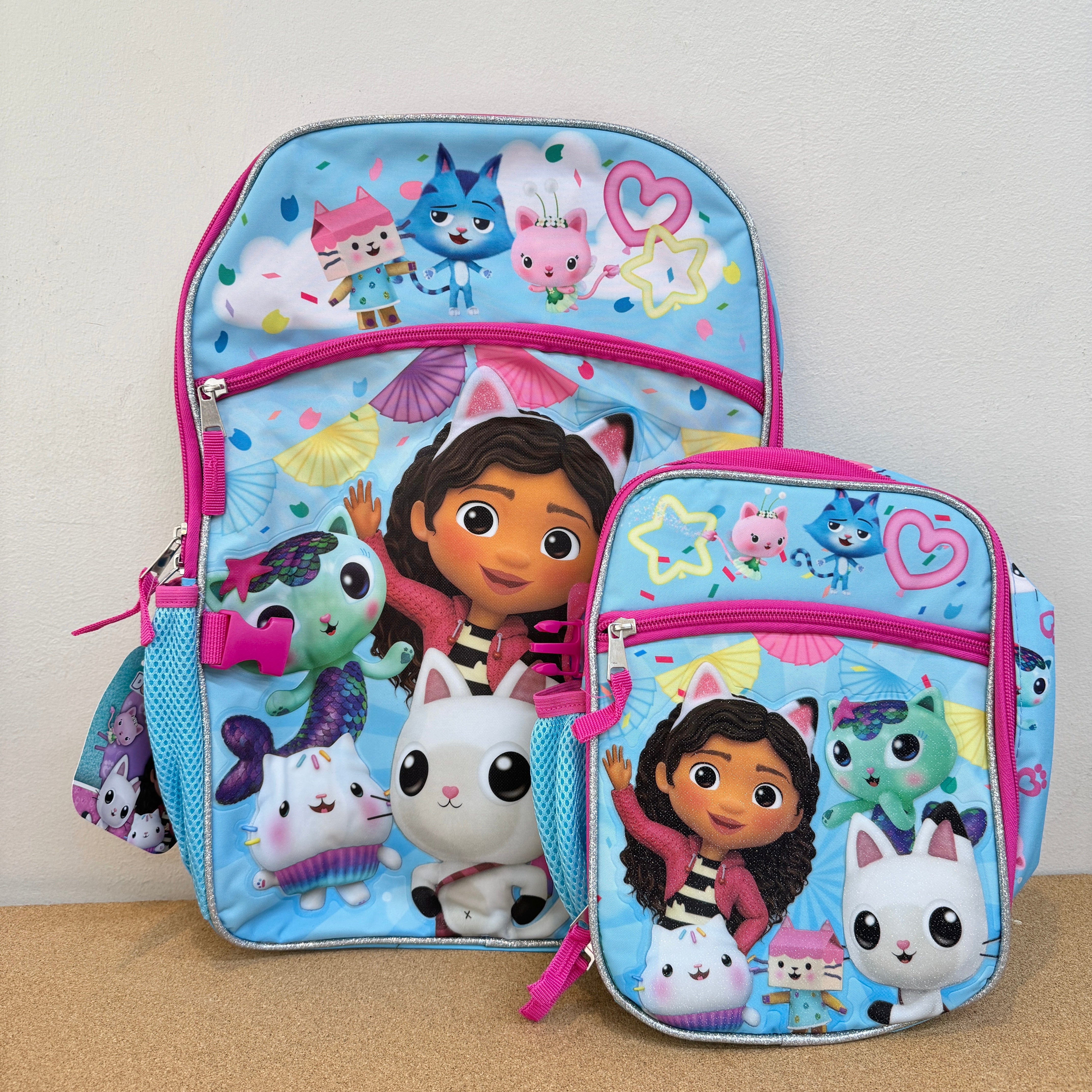 Gabby’s Dollhouse 2Piece Backpack & Lunch Tote Set 17”