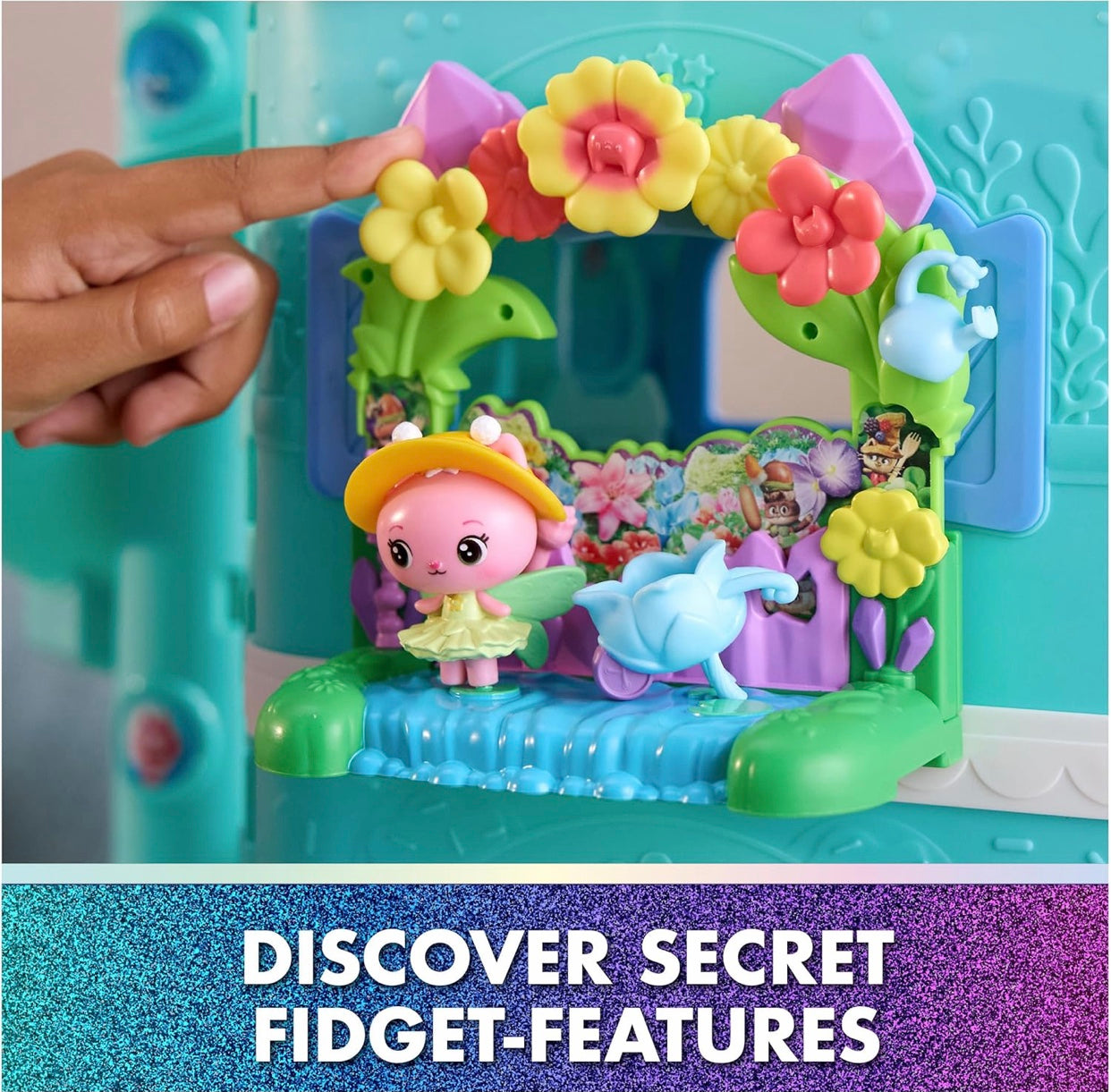 Gabby’s Dollhouse The Movie Queen Kitty Fairy’s Garden Balcony
