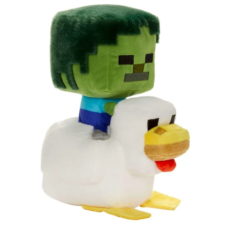 Minecraft Zombie Chicken Jockey Plush Toy