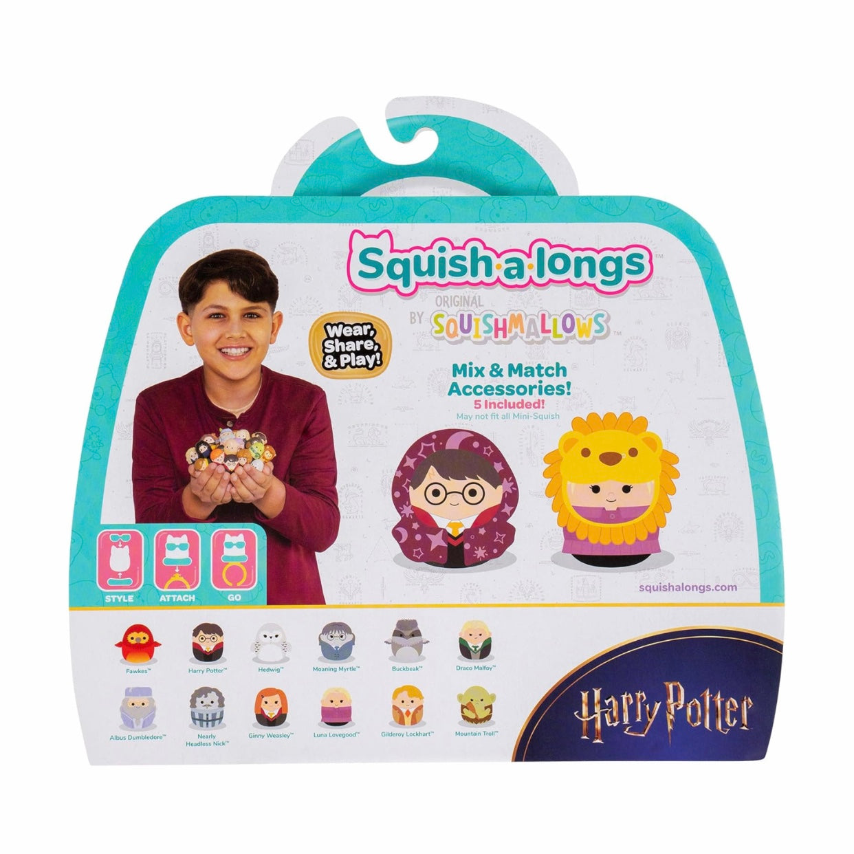 Squish-A-Longs “Harry Potter” Mini Squish Accessory 12Pack