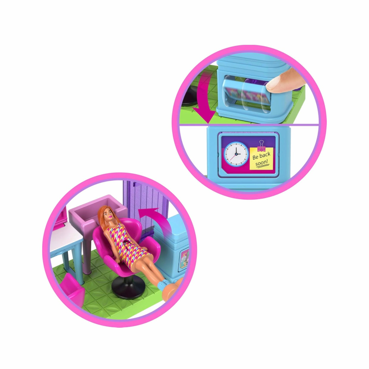 Barbie Mini Barbieland Collectible Hair Salon Playset