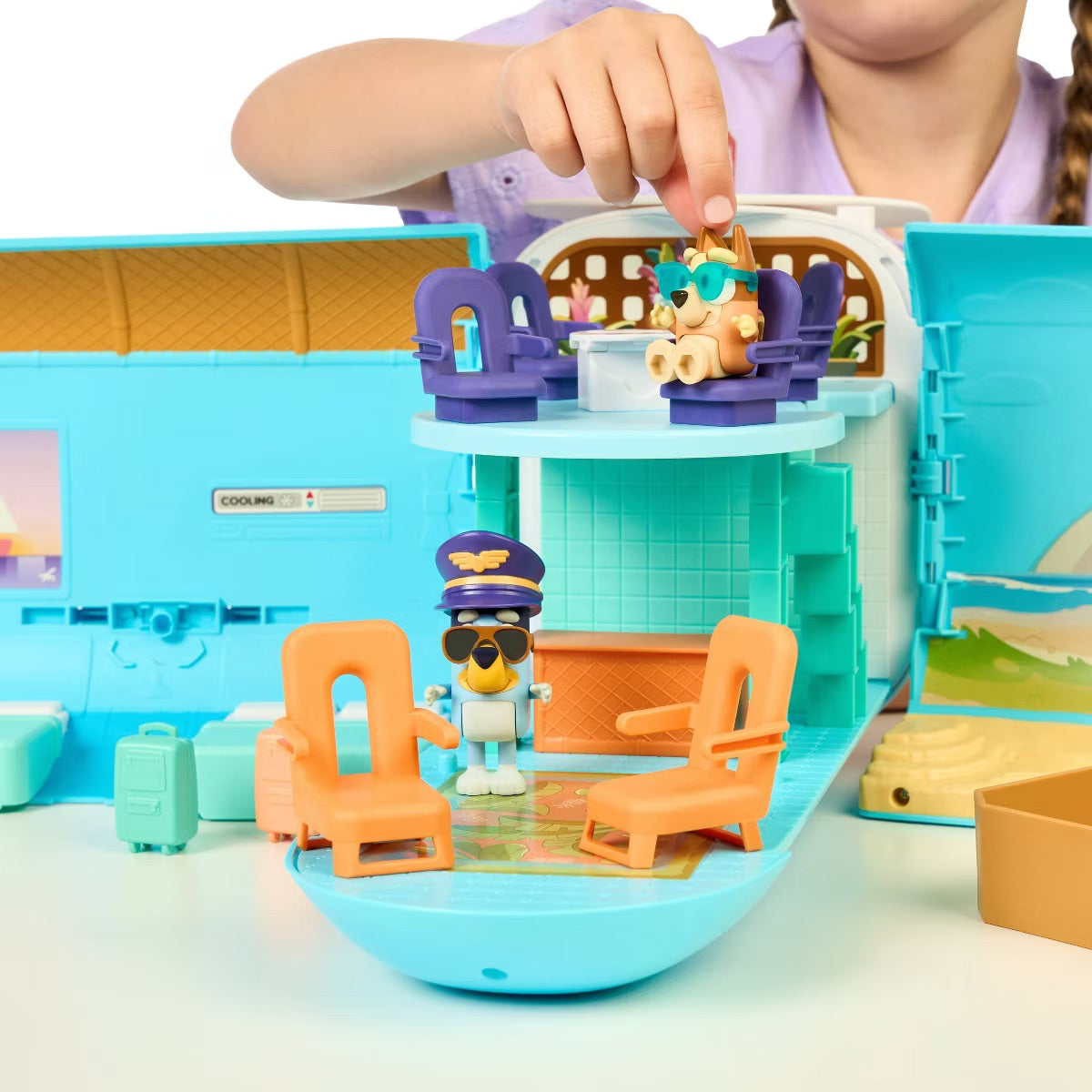 Bluey 3-in-1 Airplane Playset