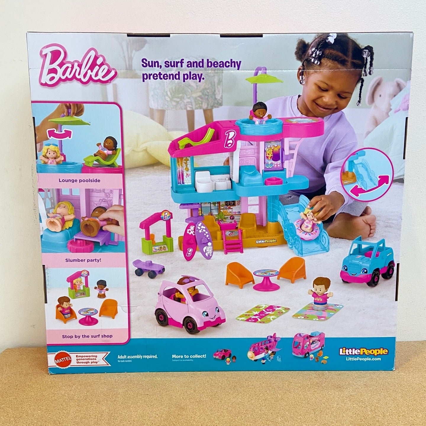 Fisher Price Little People Barbie Beach House Gift Set