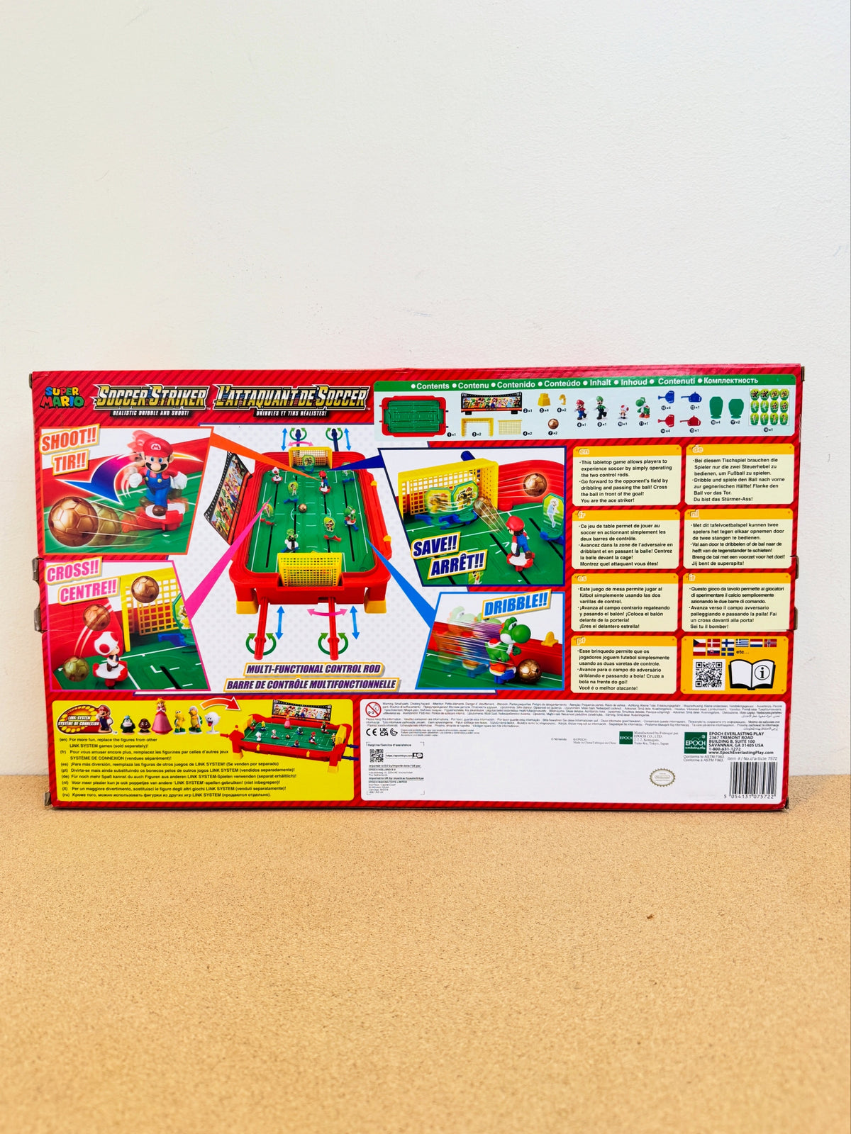Super Mario Soccer Striker Tabletop and Action Game
