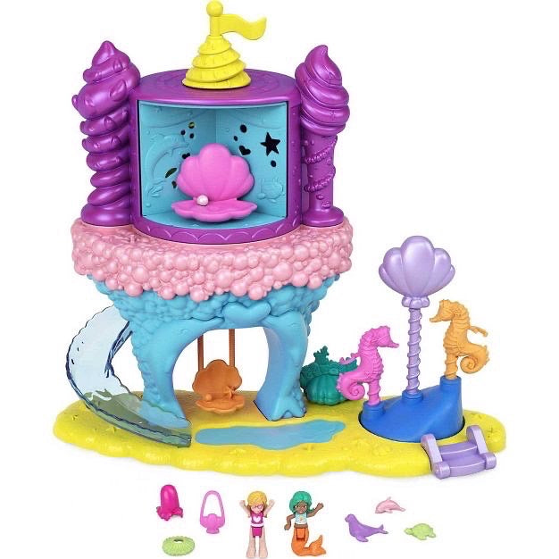 Polly Pocket Rainbow Funland Mermaid Cove Ride