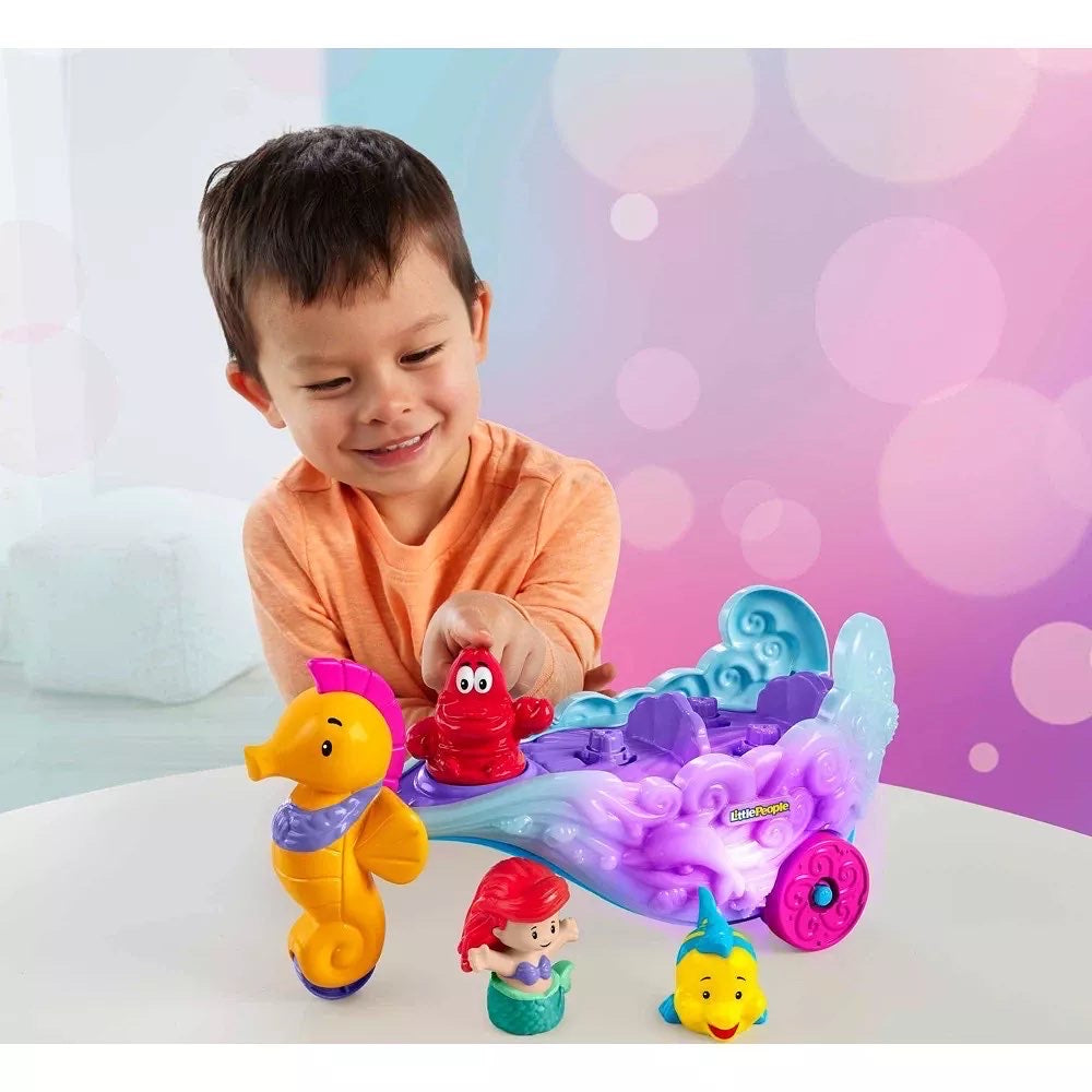 Fisher Price Little People x Disney Ariel’s Light Up Sea Carriage