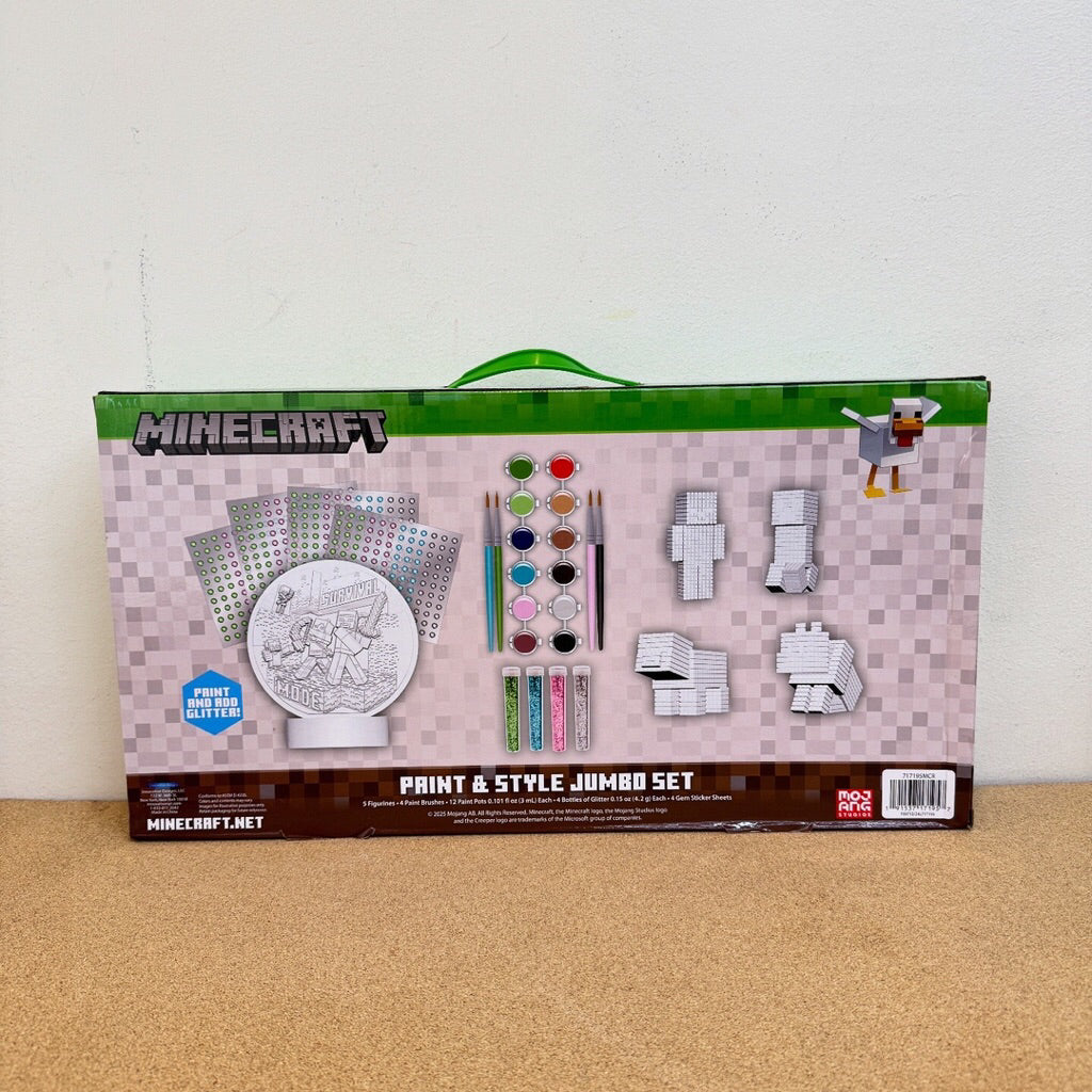 Minecraft Paint and Style Jumbo Set