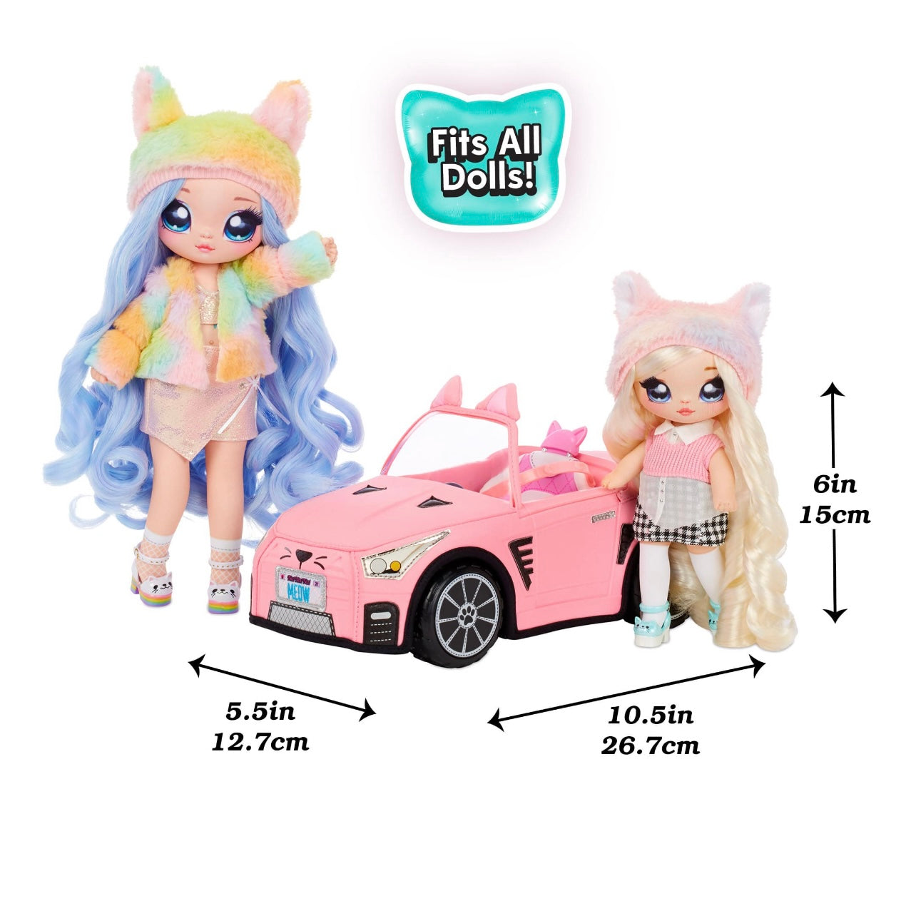 NaNaNa Surprise Soft Plush Convertible Car