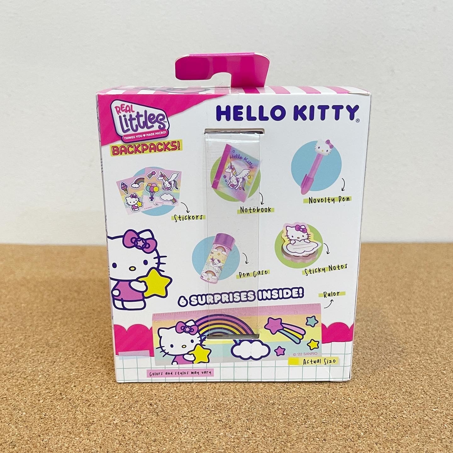 Real Littles Micro Backpack x Hello Kitty Rainbow