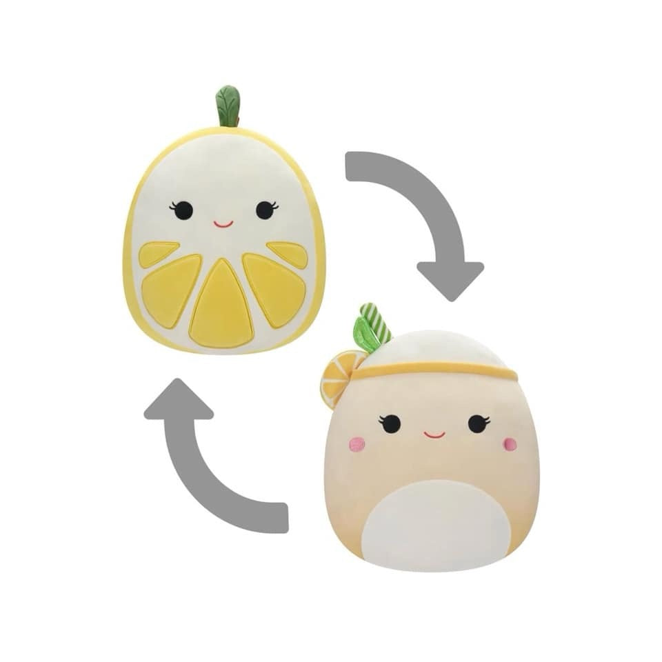 Squishmallows Flip-a-Mallows Medina & Leticia Plush 12” (Lemon