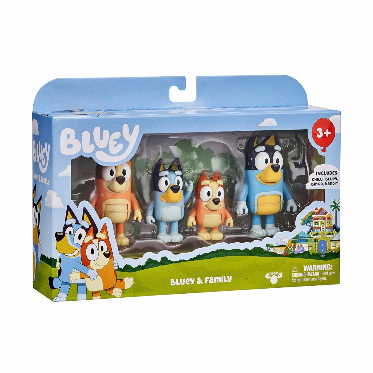 Bluey and Family Figure 4Pack