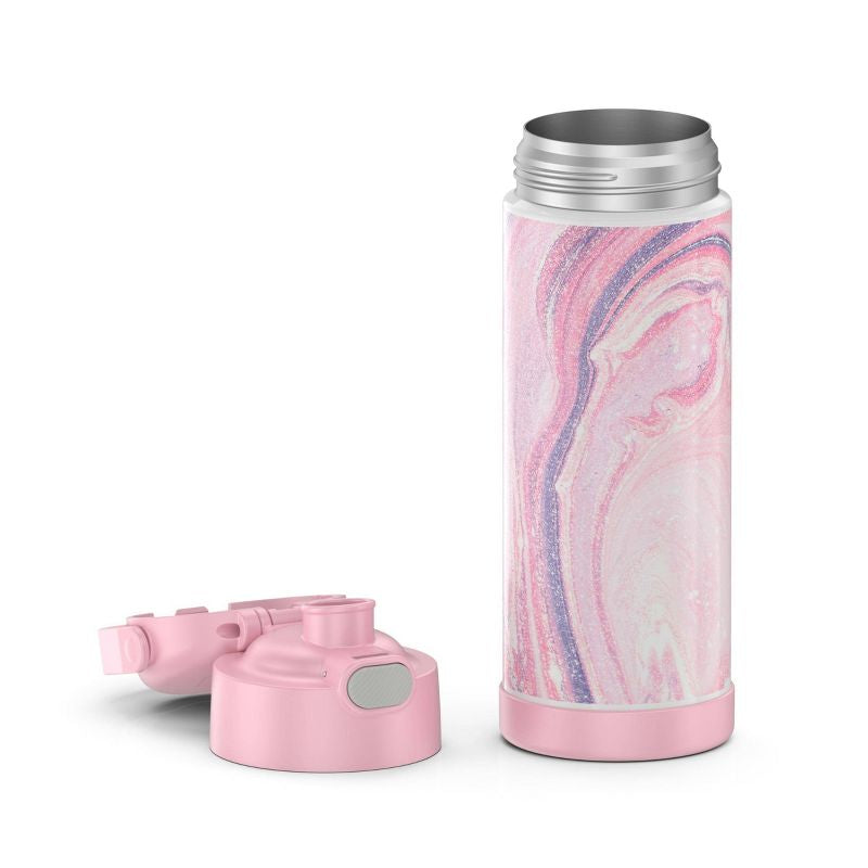 Thermos 16oz Funtainer Water Bottle Spout - Pink Marble