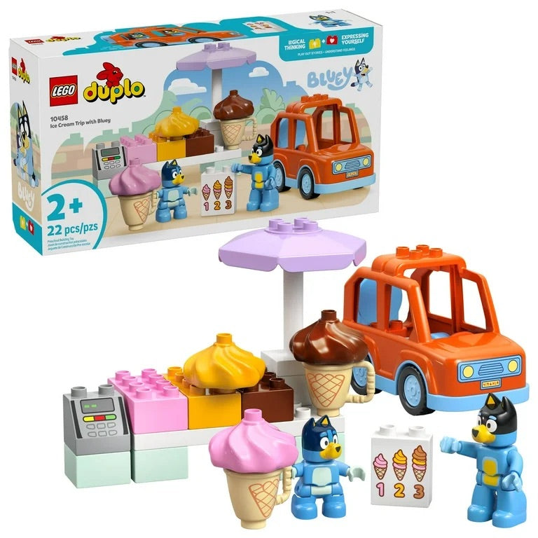Lego Duplo Bluey Ice Cream Trip Playset