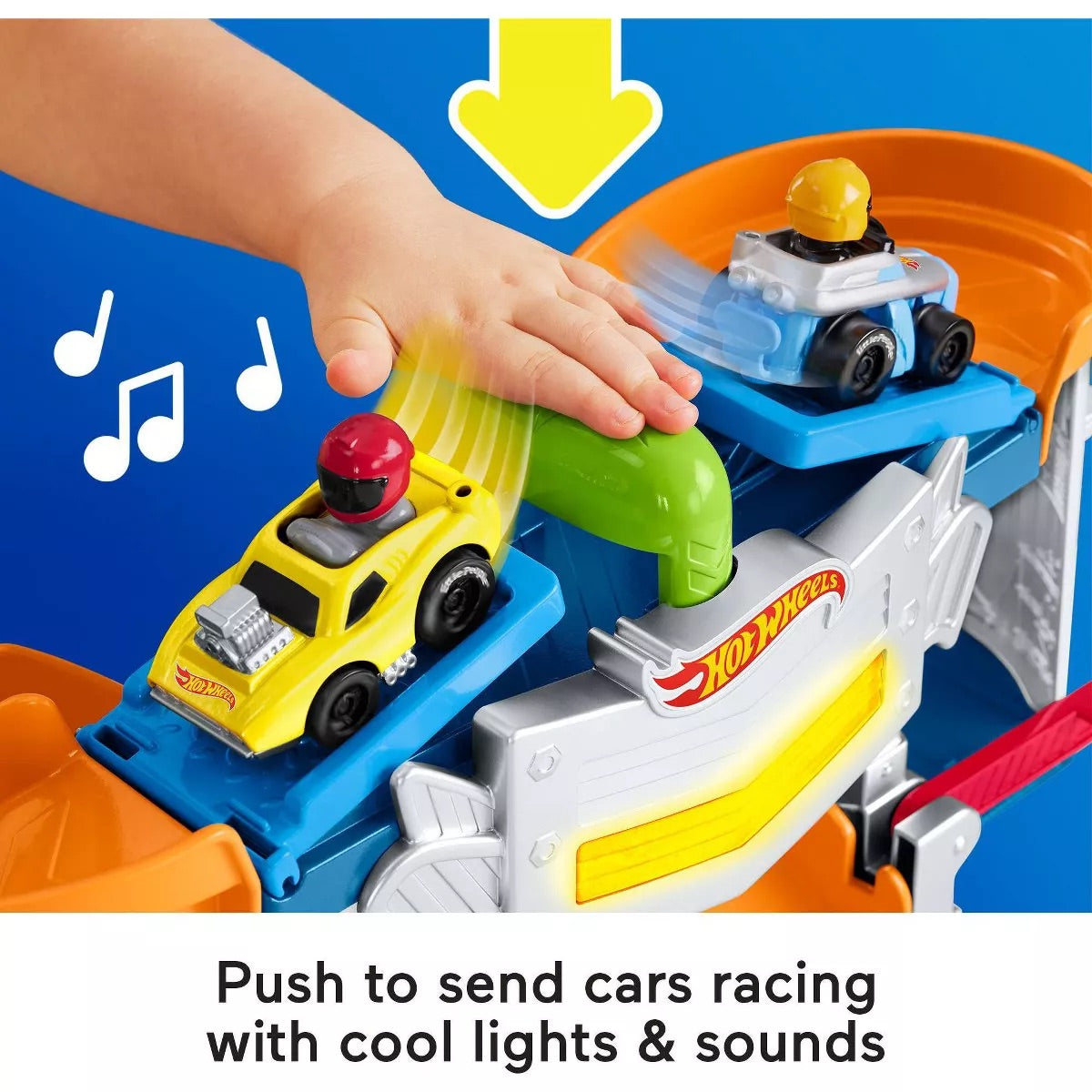 Fisher Price Little People Hotwheels Race Track Set