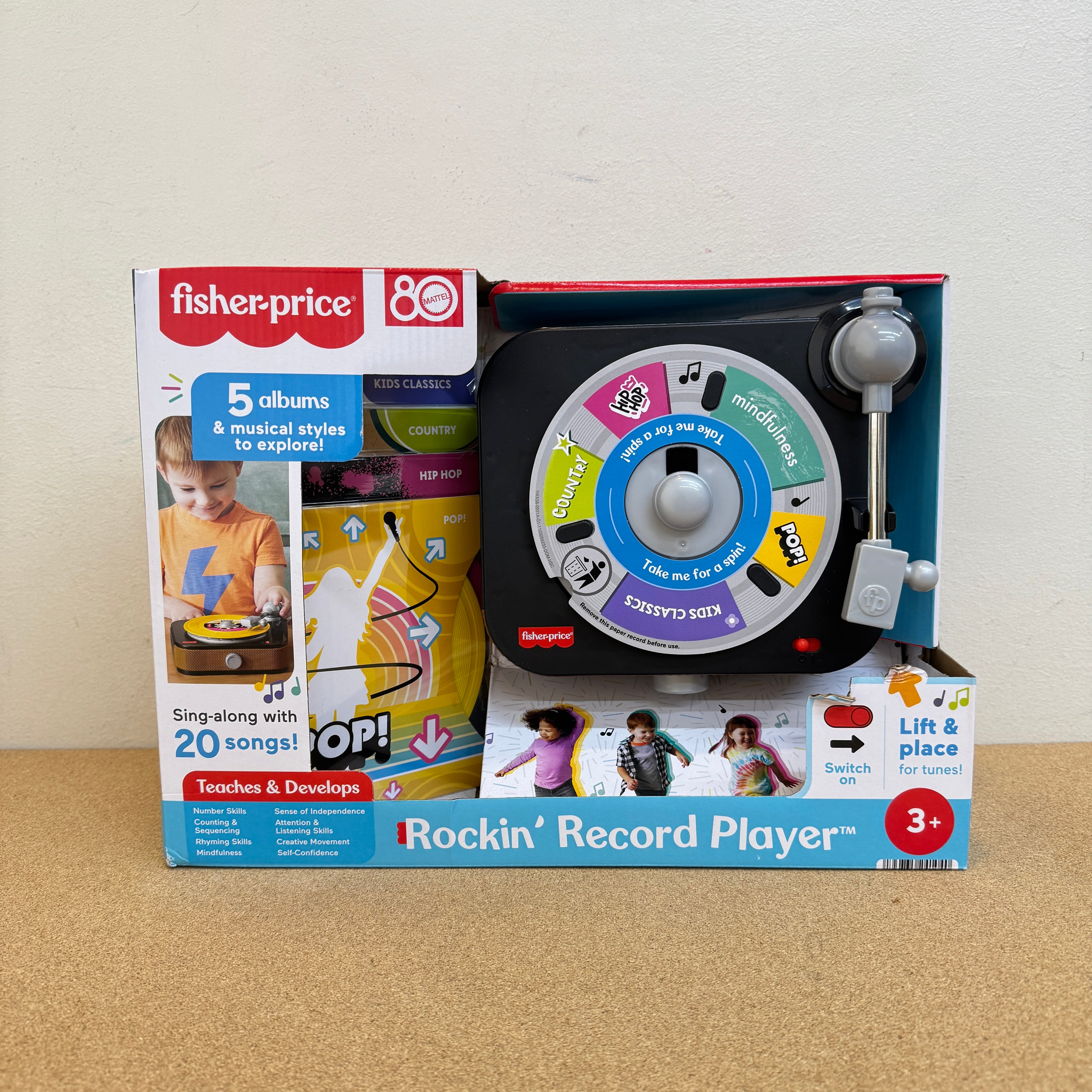 Fisher Price Rockin’ Record Player Musical Toy