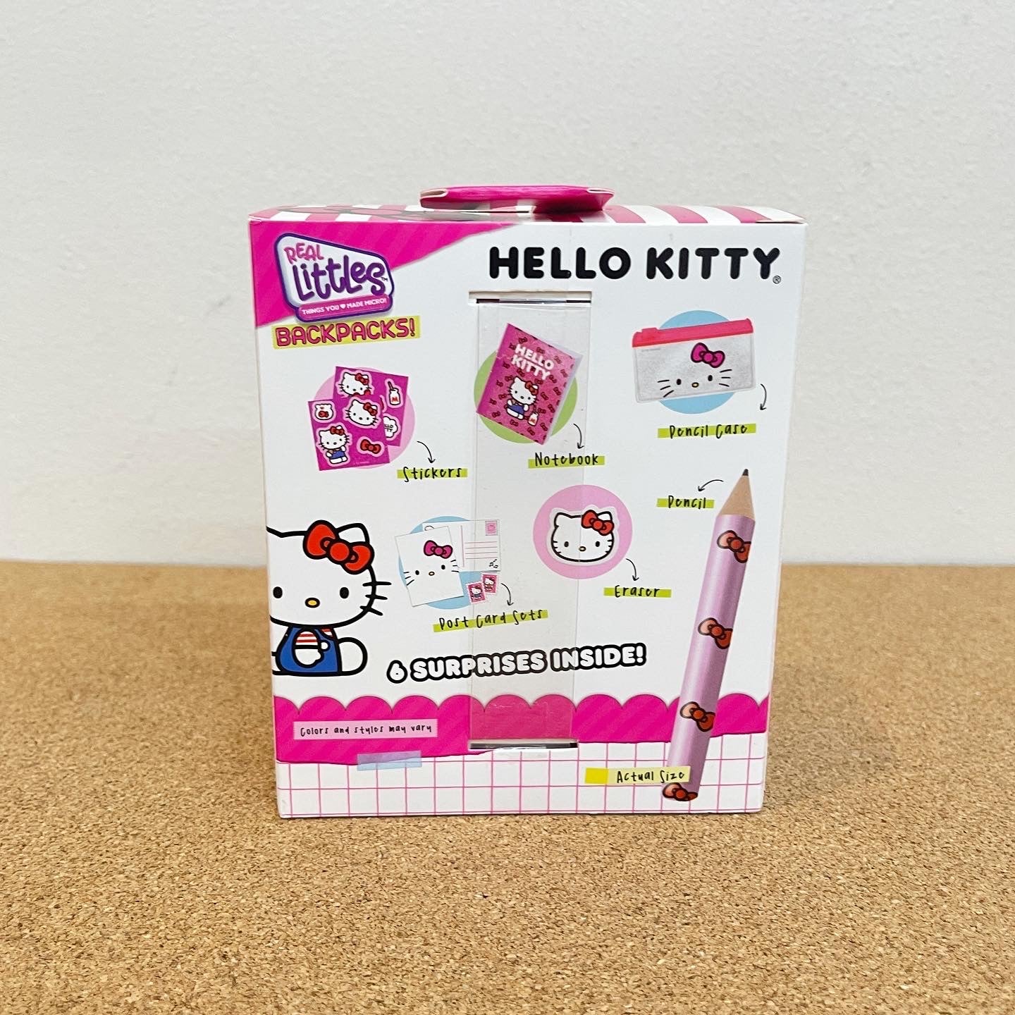 Real Littles Micro Backpack x Hello Kitty Red