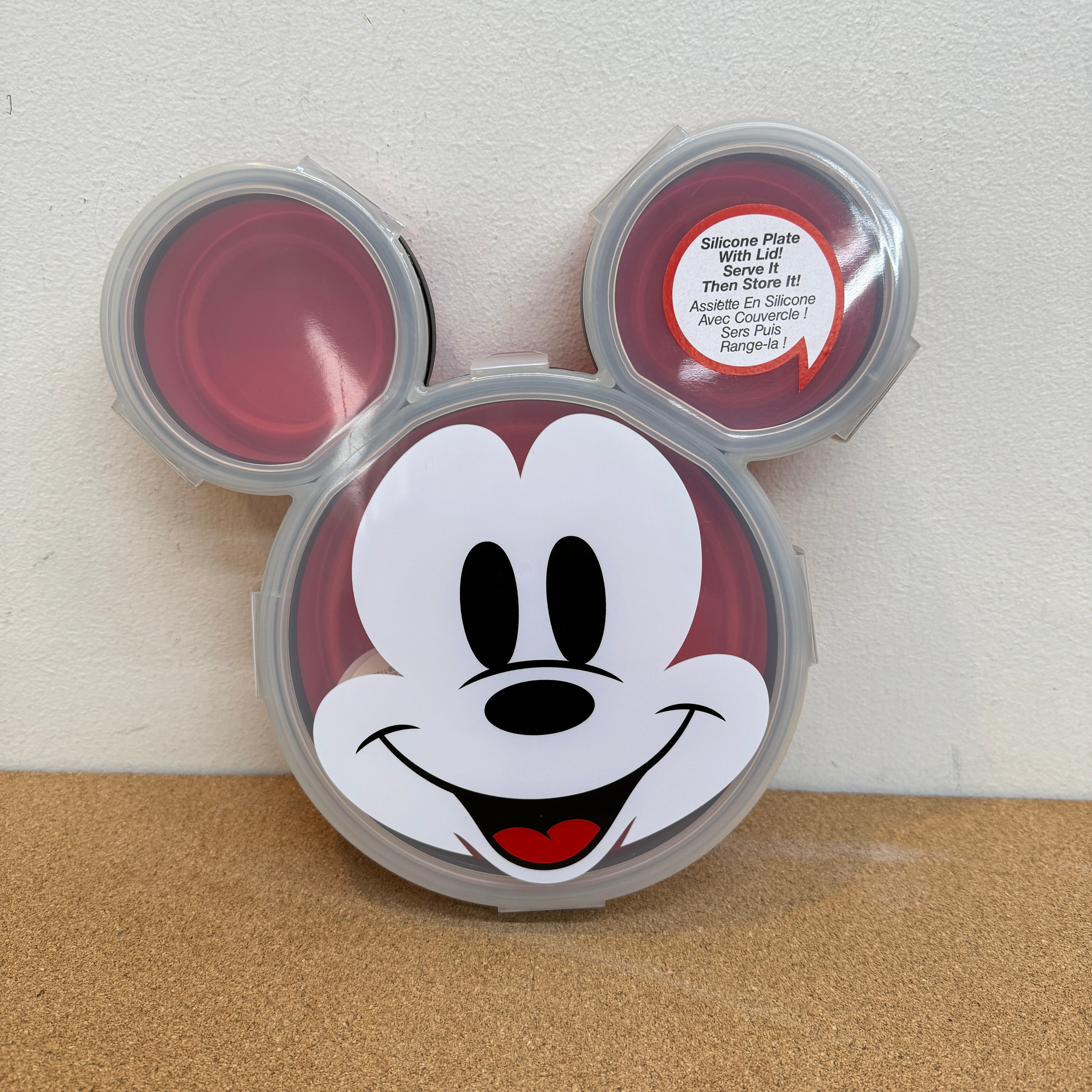 Mickey Mouse Plate & Lid