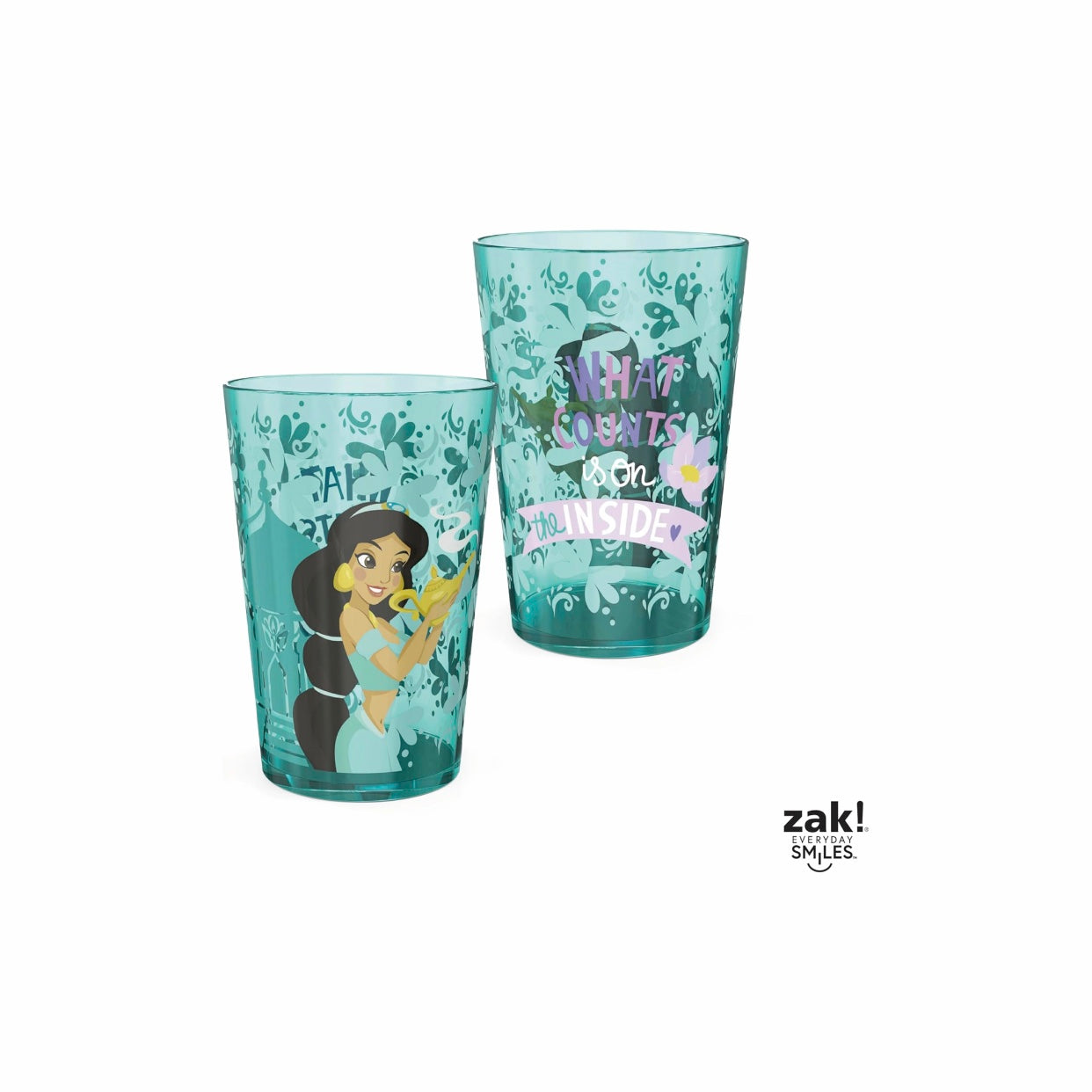 Zak Design Disney Princess Plastic Cups Set 4Pk 14.5Oz