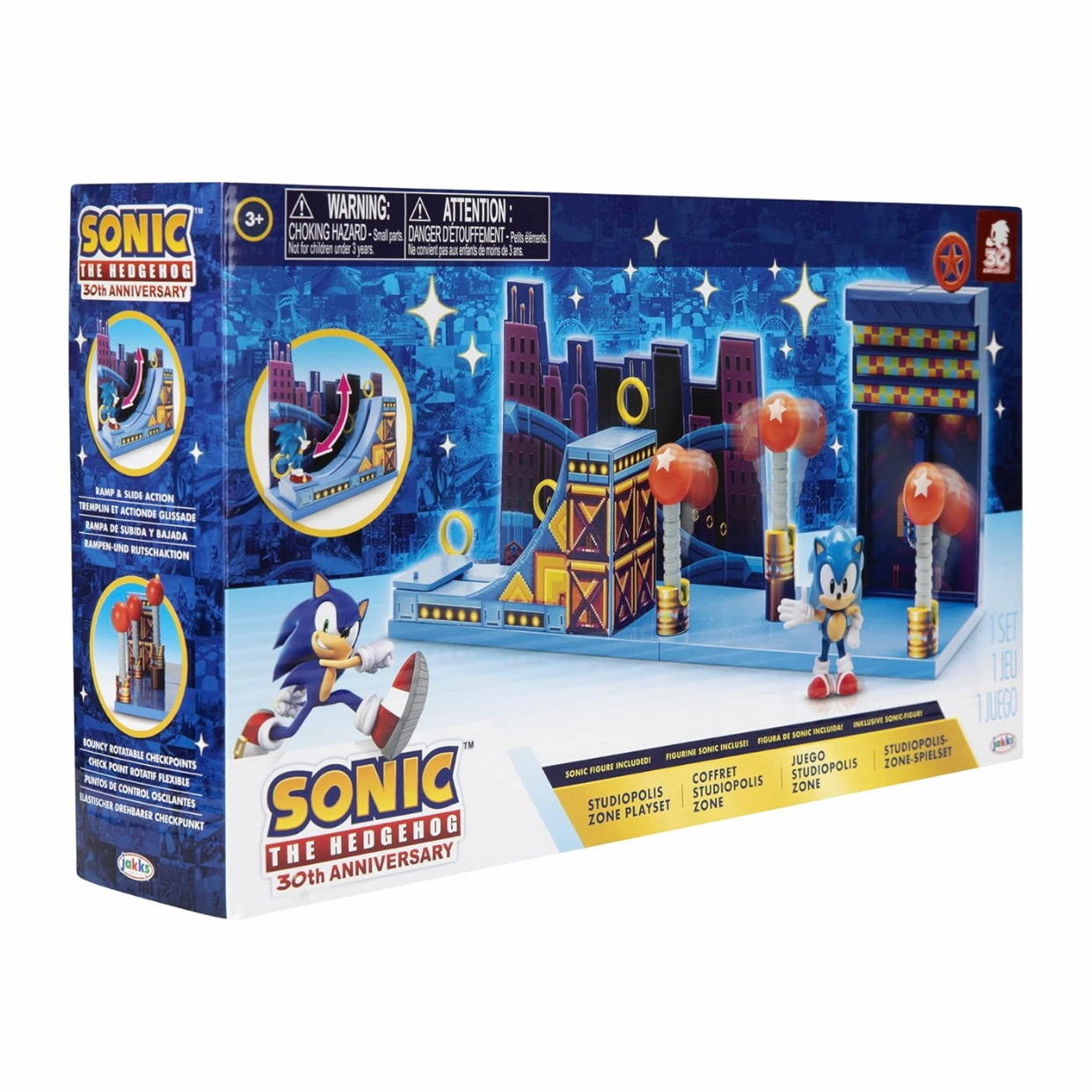 Sonic The Hedgehog 30th Anniversary StudioPolis Zone Playset