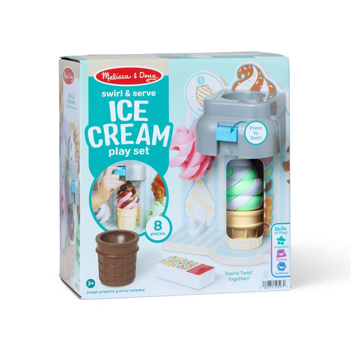 Melissa & Doug Swirl and Serve Ice Cream Playset