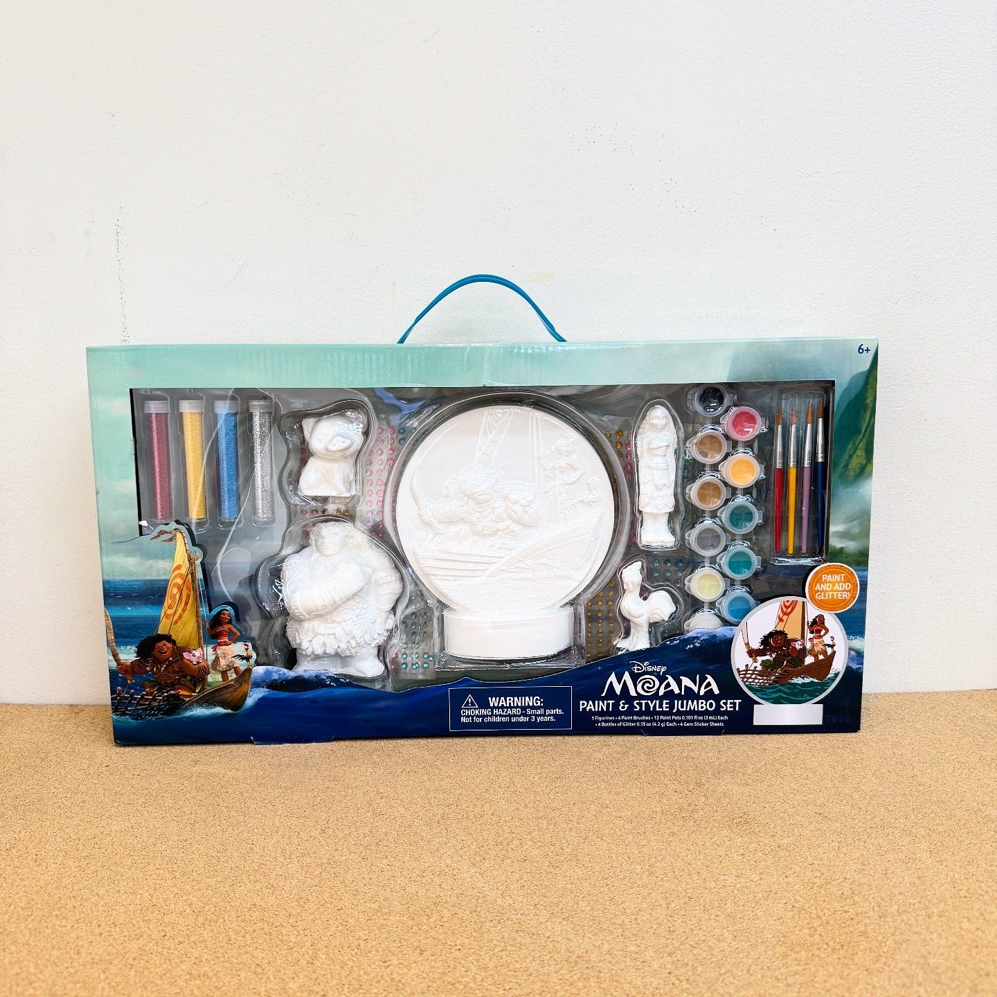 Disney Moana Paint and Style Jumbo Set