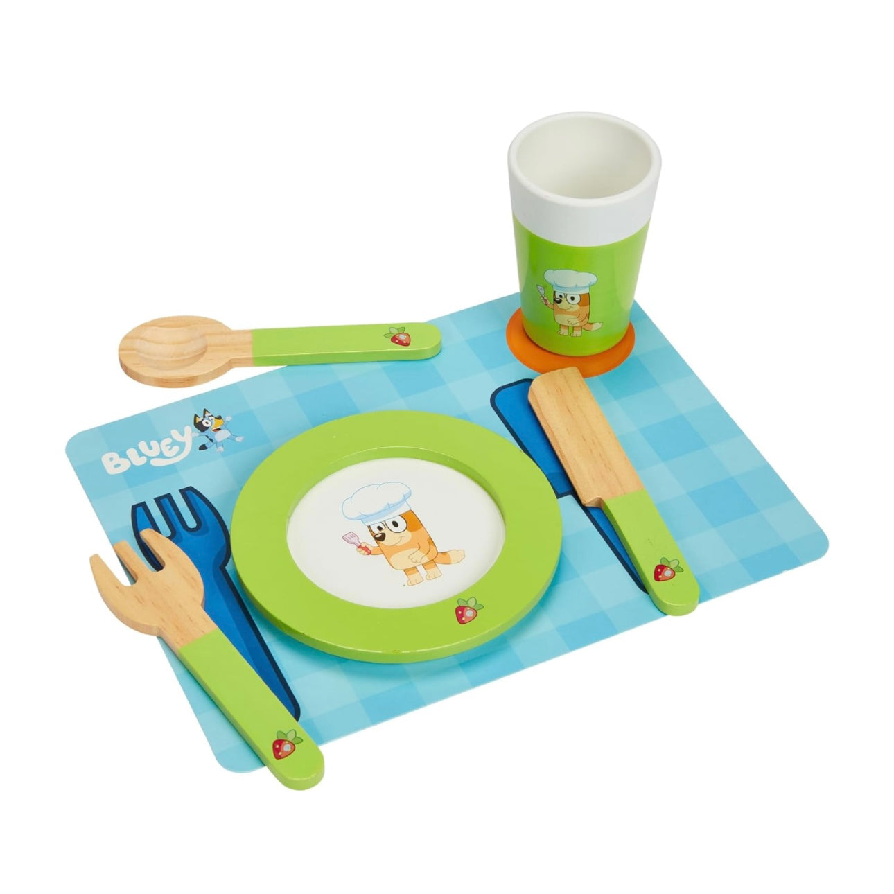 Bluey Wooden Dine In with Bluey Set