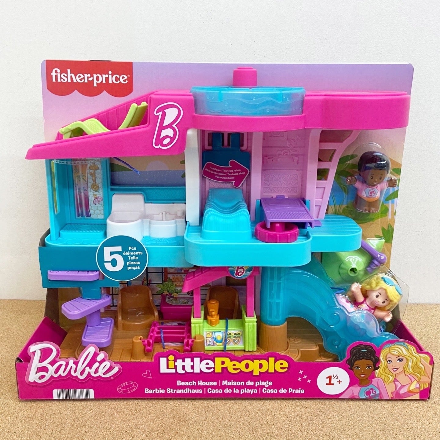 Fisher Price Little People Barbie Beach House Playset