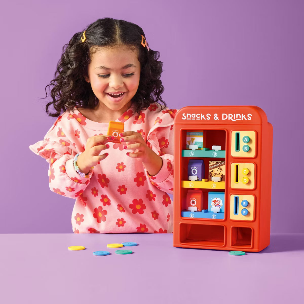 Gigglescape Snack Vending Machine Playset