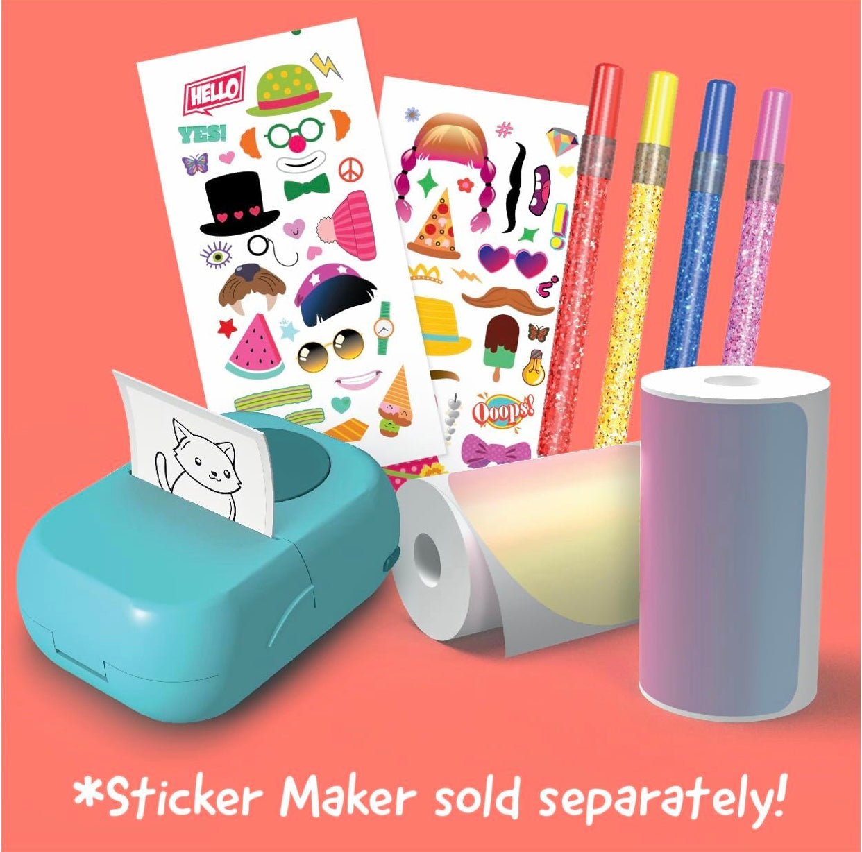 Hello Blink Sticker Maker Refill Pack Glitter Sticker