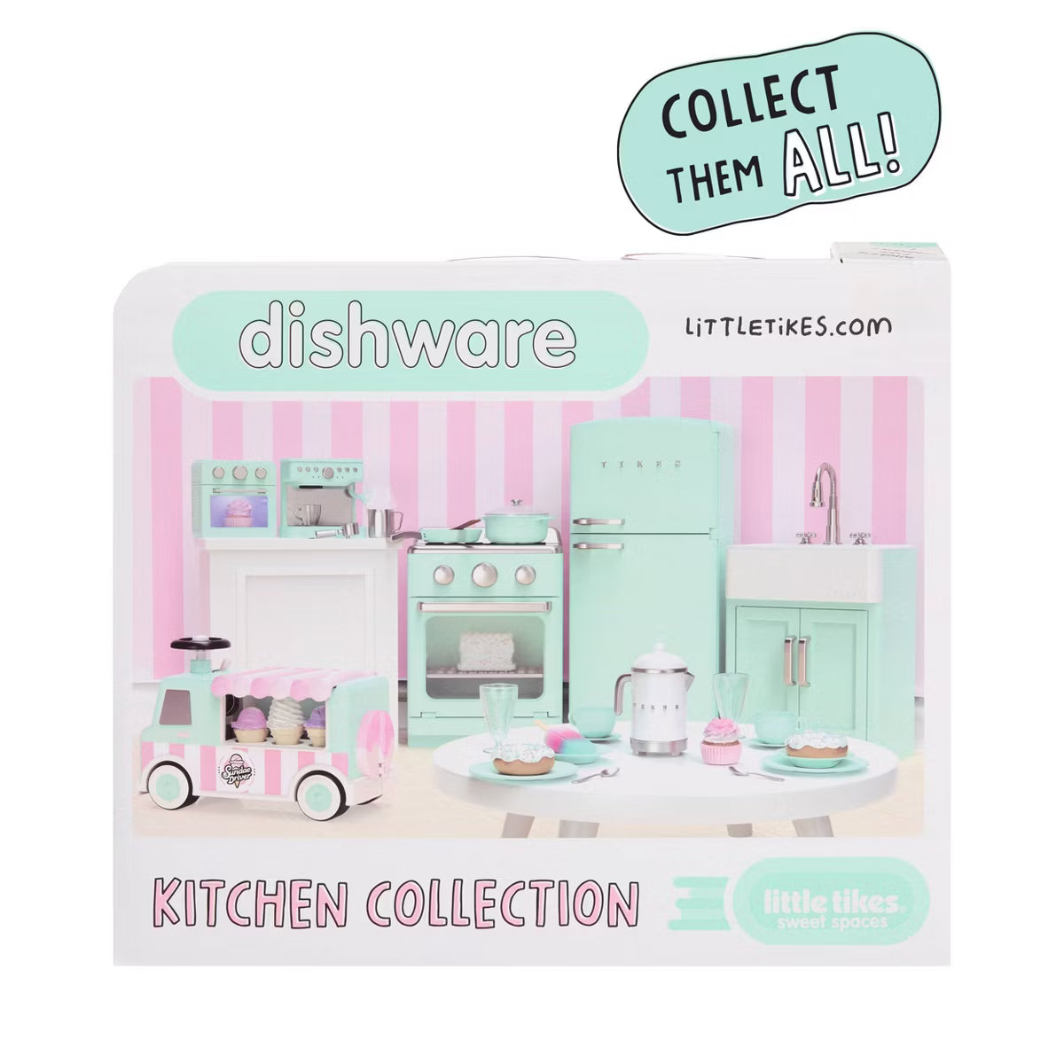 Little Tikes Sweet Spaces Dishware Set - White