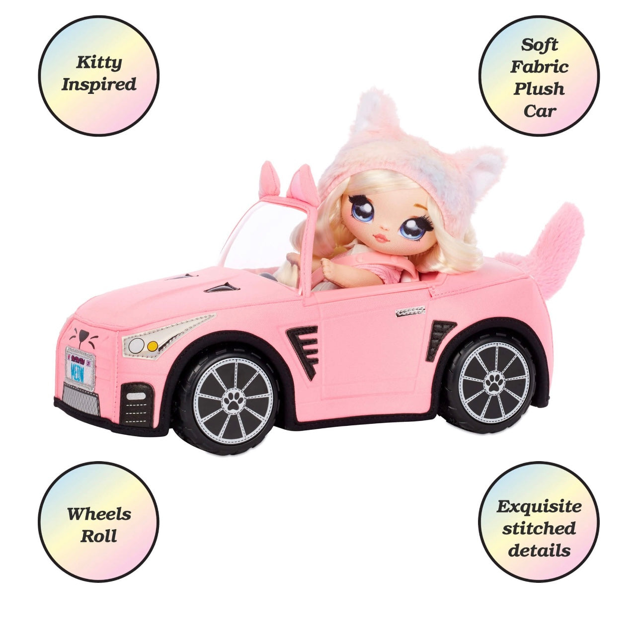 NaNaNa Surprise Soft Plush Convertible Car