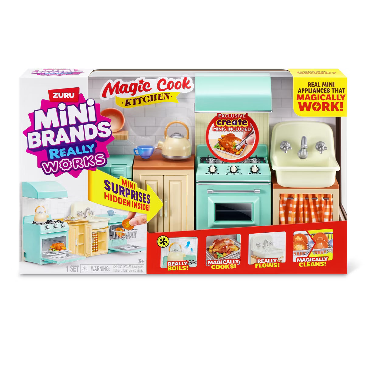 Mini Brands Magic Cook Kitchen Playset