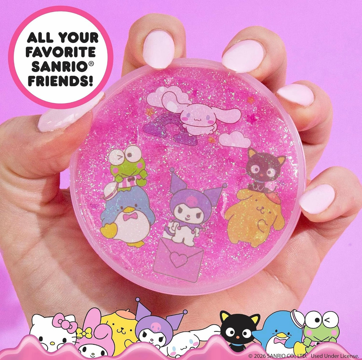 Slimygloop Tattoozee Hello Kitty and Friends Tattoo Transfer Slime Kit