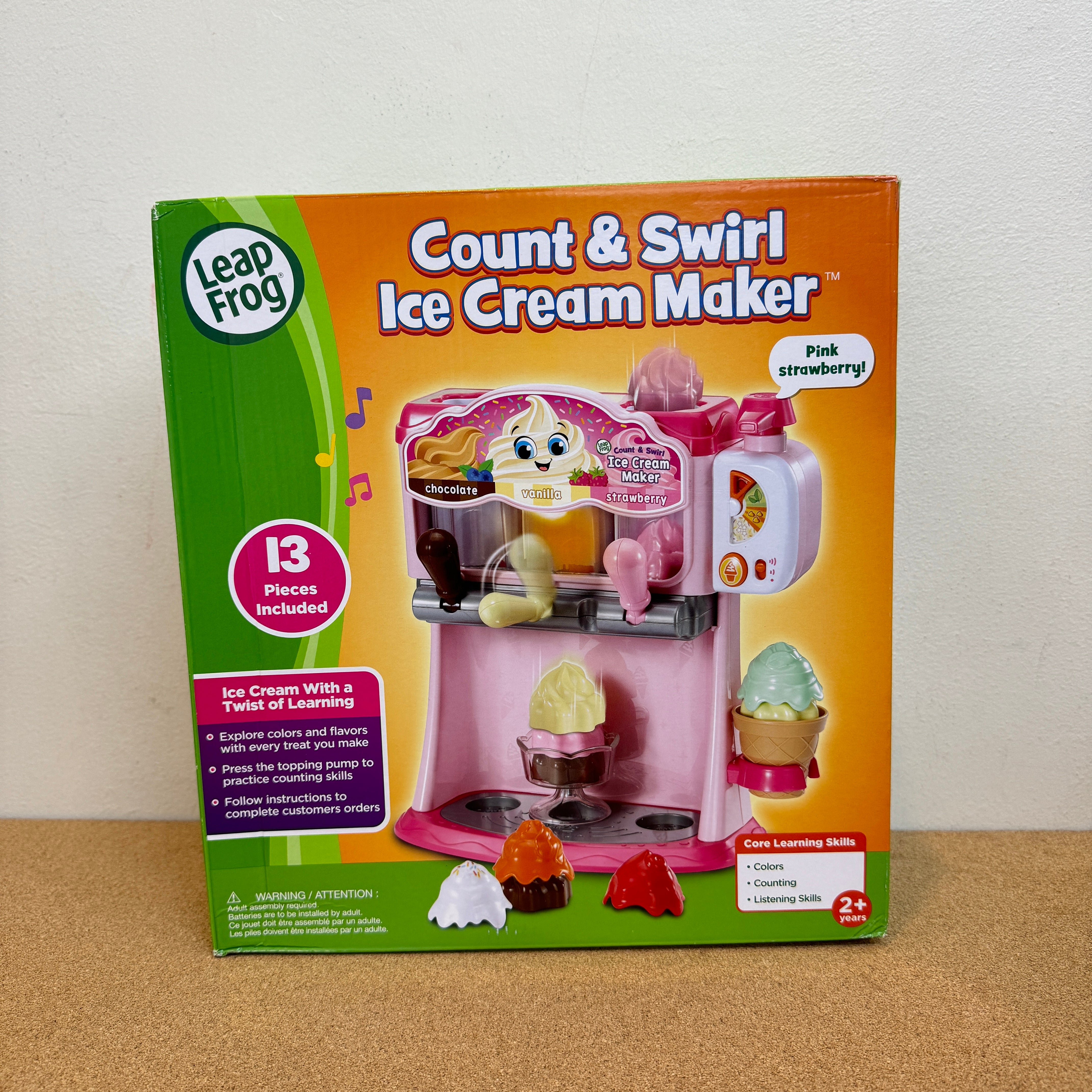 Leap Frog Count & Swirl Ice Cream Maker Playset - Pink