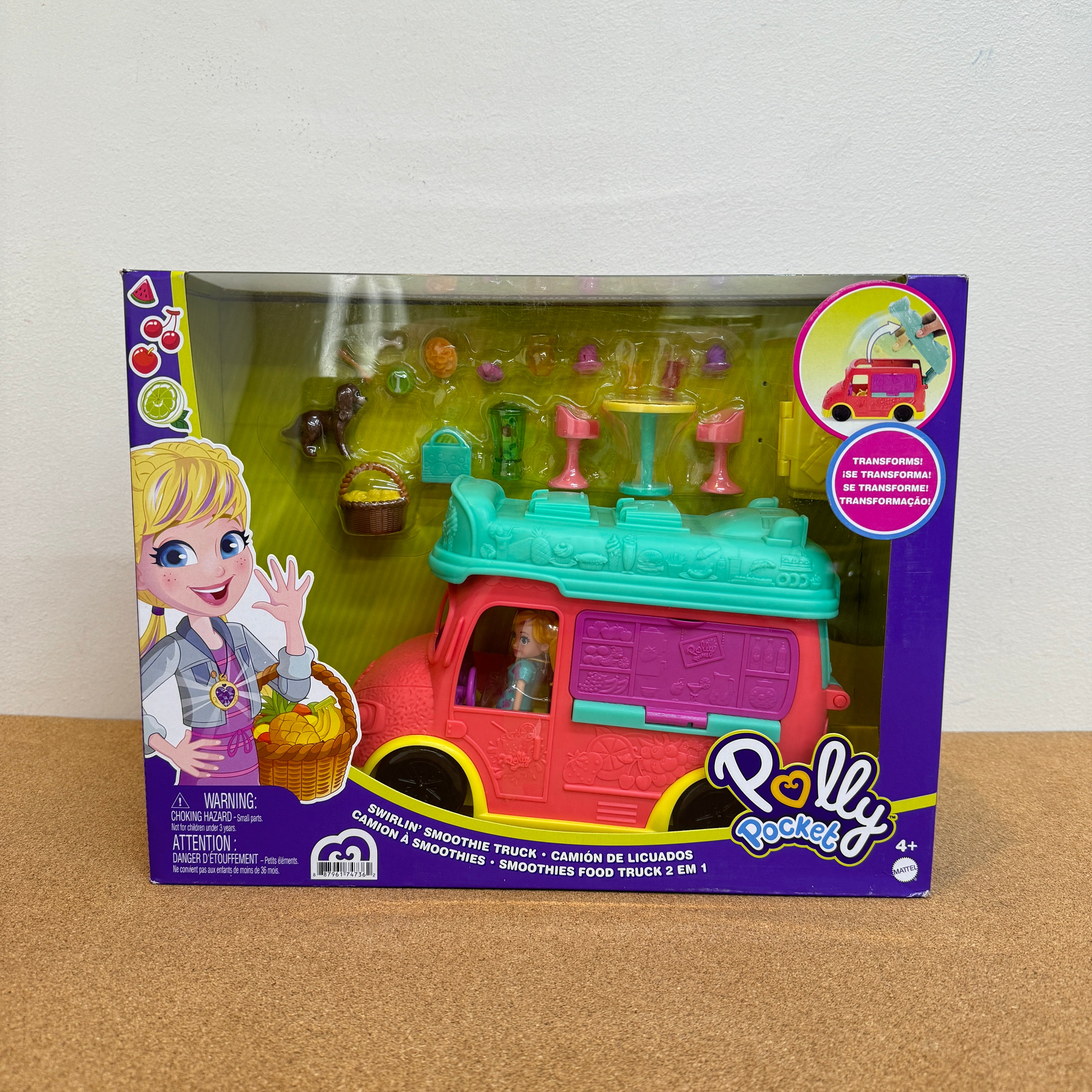 Polly Pocket Swirlin Smoothies Truck