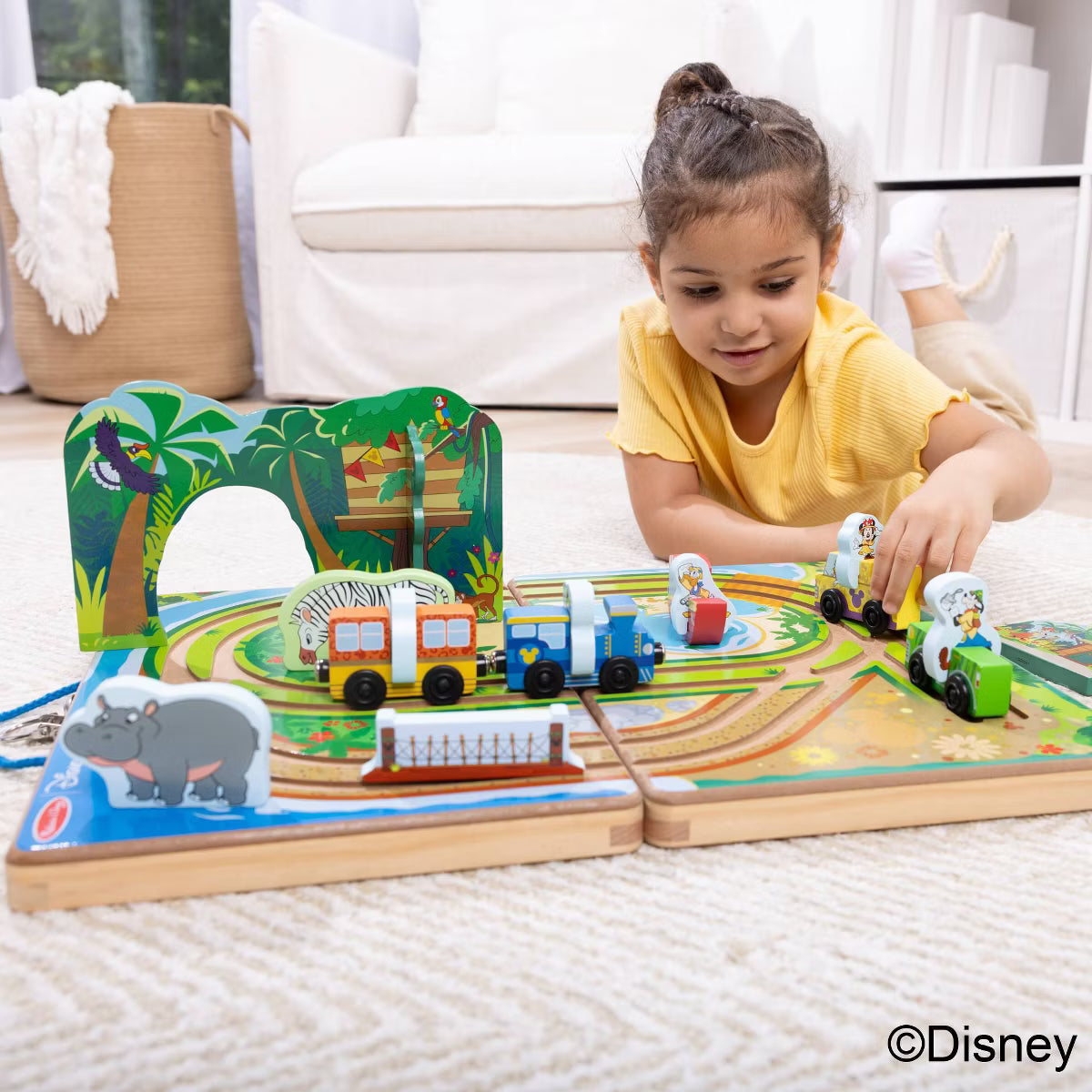 Disney Take-Along Safari Adventure Wooden Playset