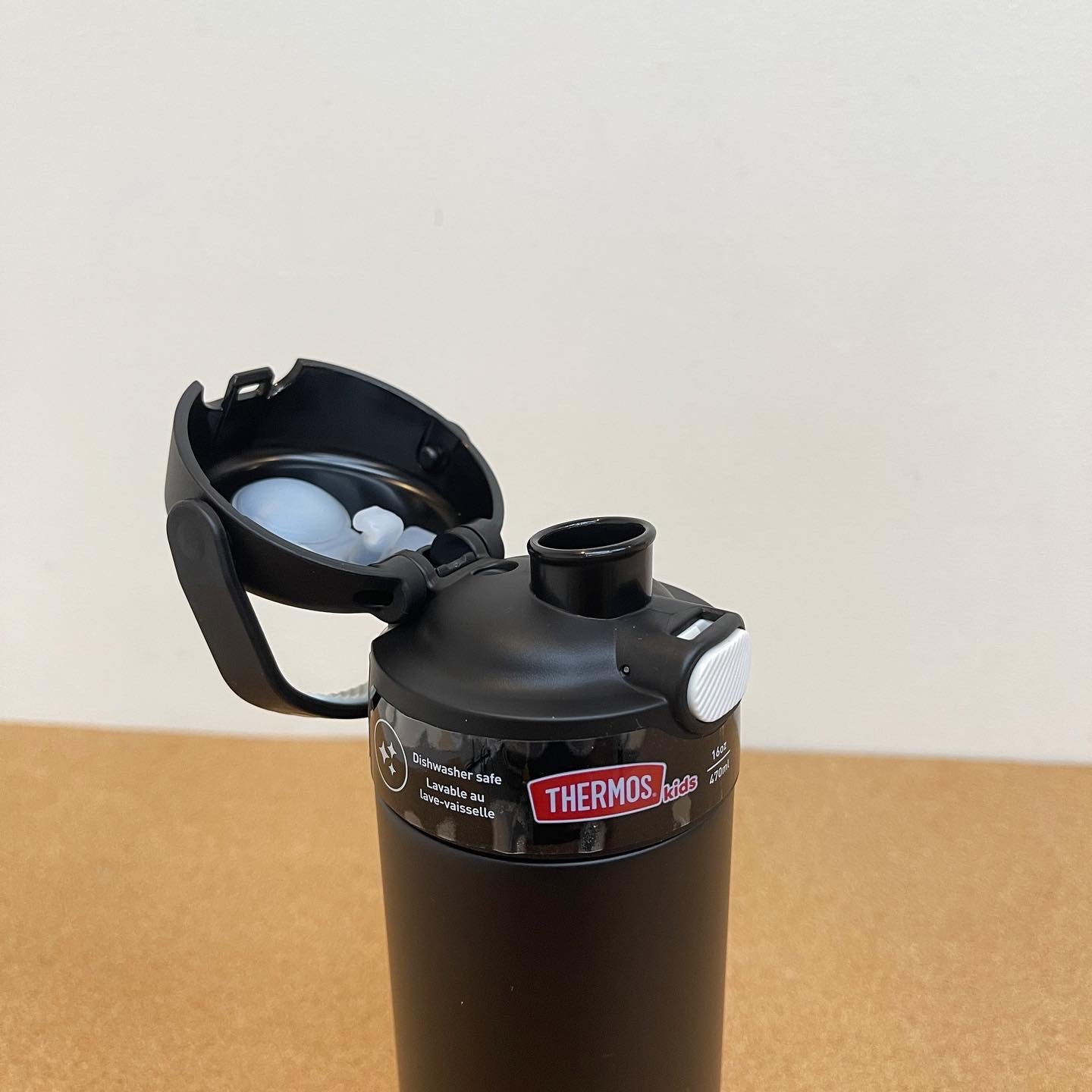 Thermos 16oz Funtainer Water Bottle Spout - Black