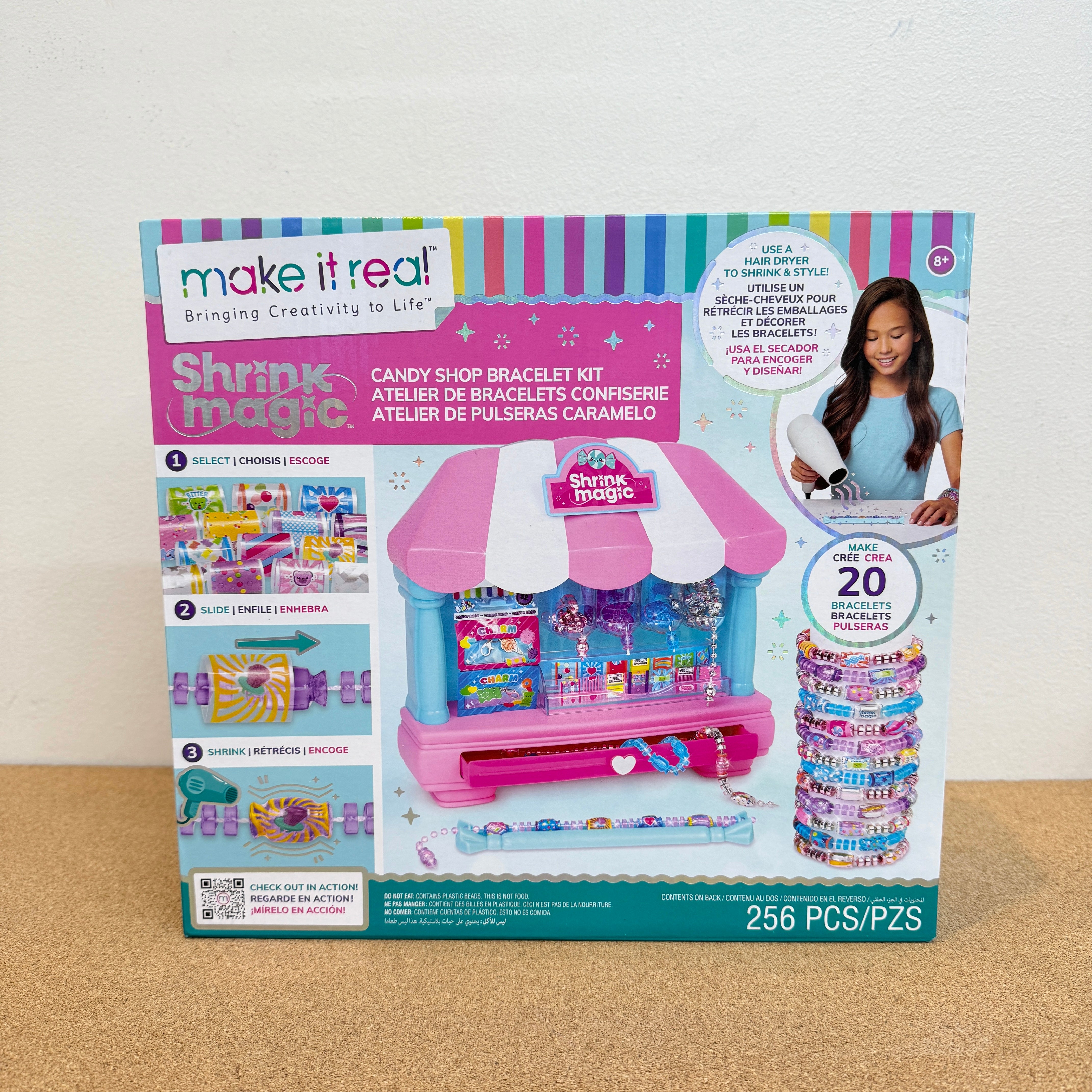 Make It Real Shrink Magic Candy Shop Bracelet Kit