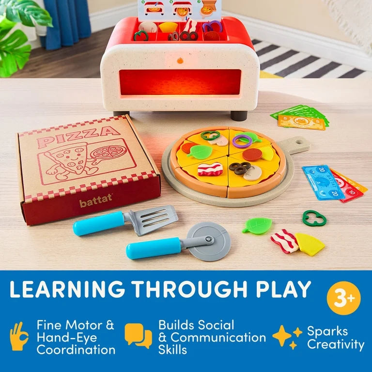 Battat Make & Bake Pizza Oven Plastic Playset