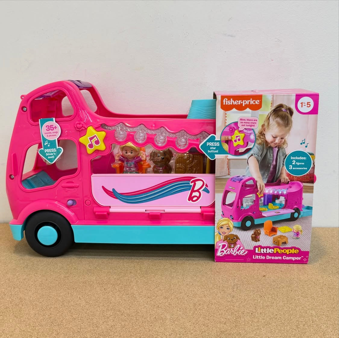 Fisher Price Little People Barbie Little Dream Camper
