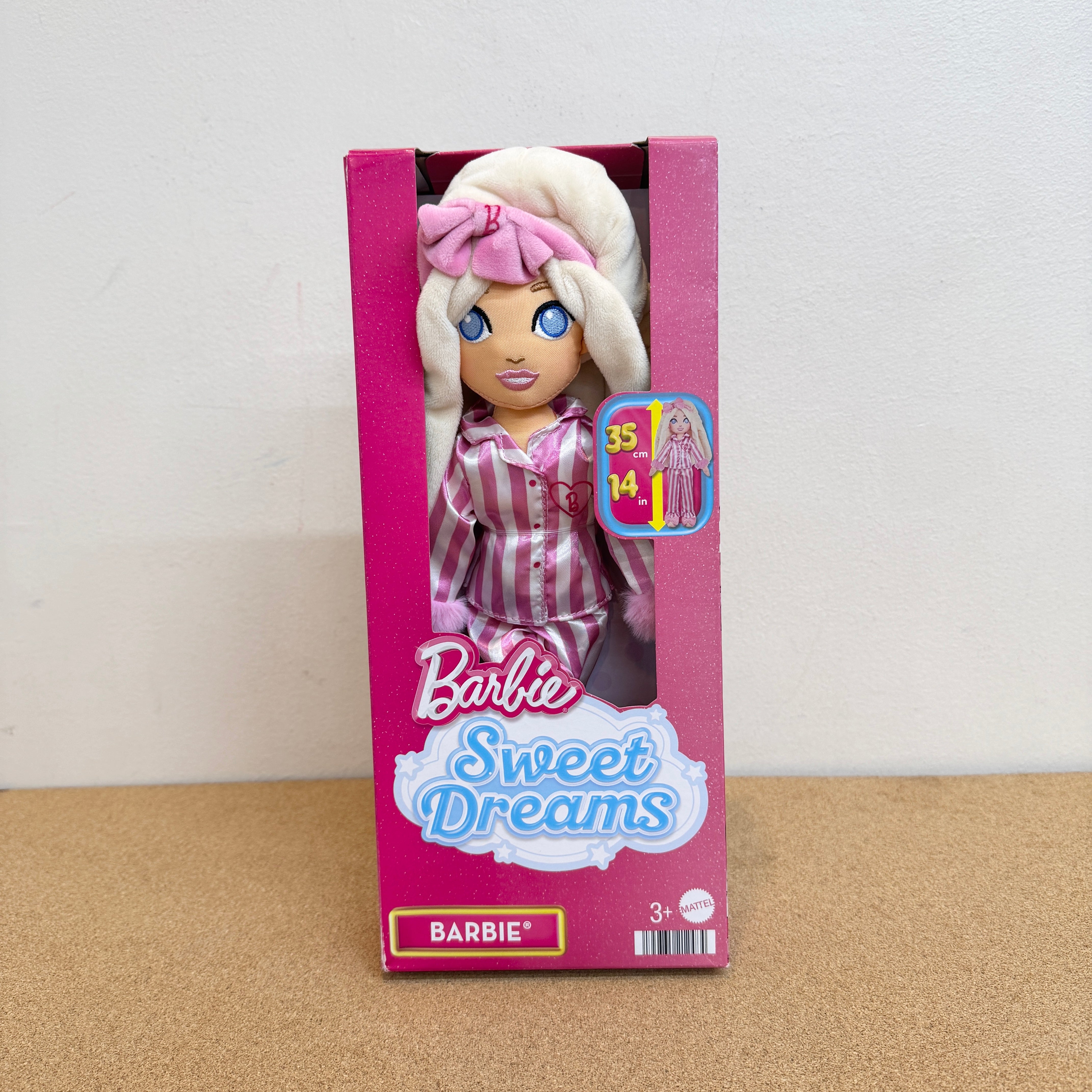 Barbie Sweet Dreams Malibu Plush Soft Doll 13.5”