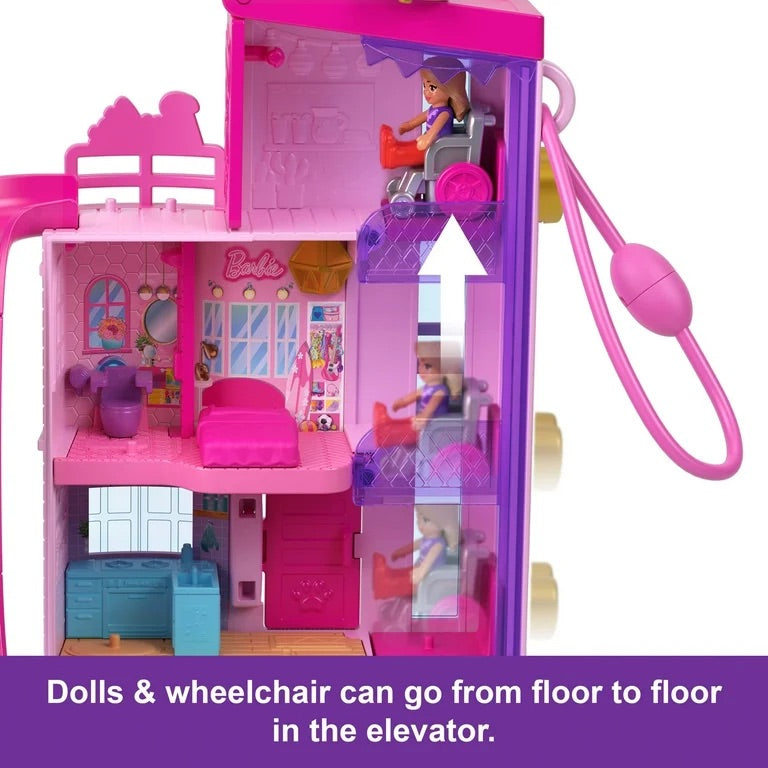 Polly Pocket Barbie Dreamhouse Compact Dollhouse Playset