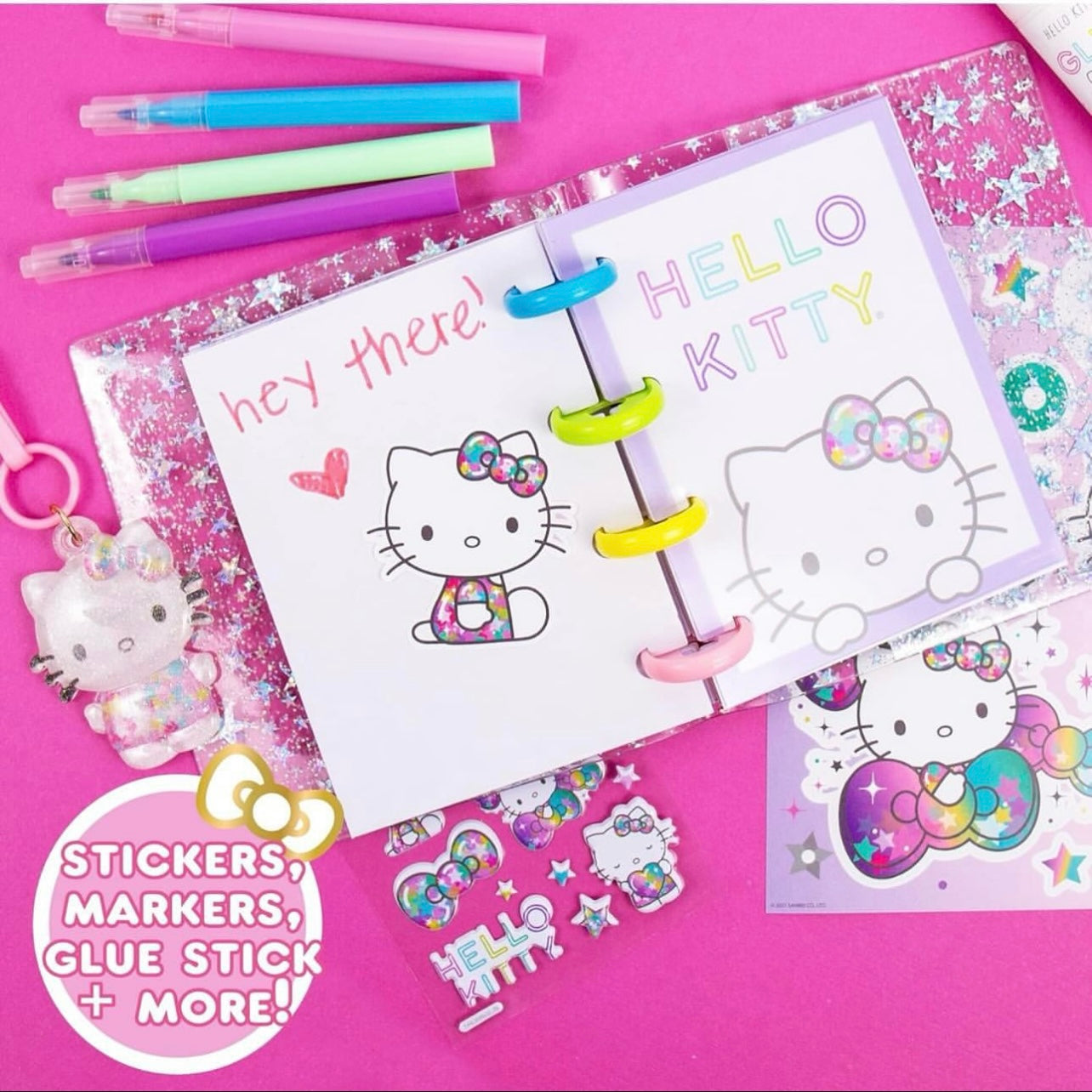 Hello Kitty DIY Glitter Micro Journal