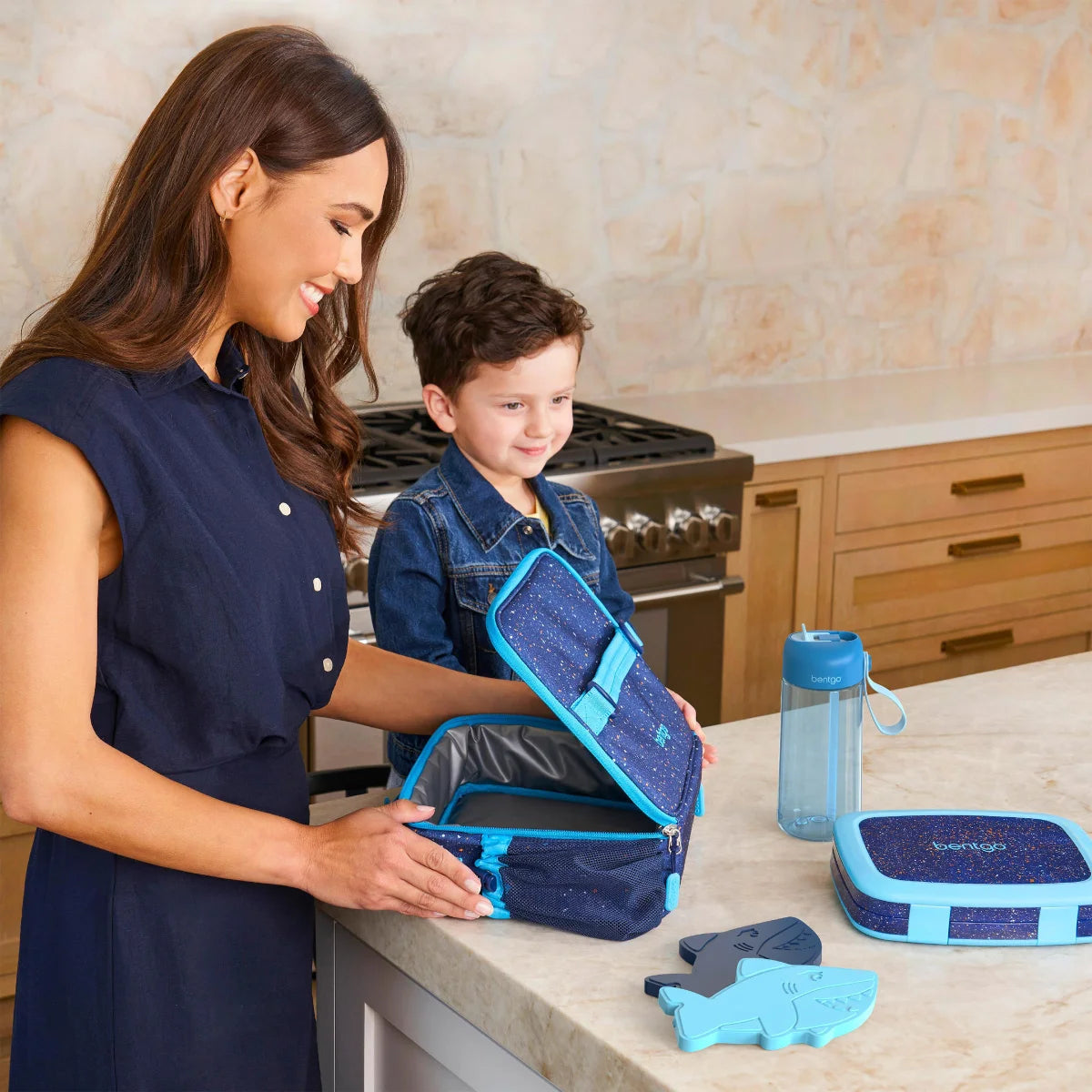 Bentgo Kids Back to Lunch Set - Shark