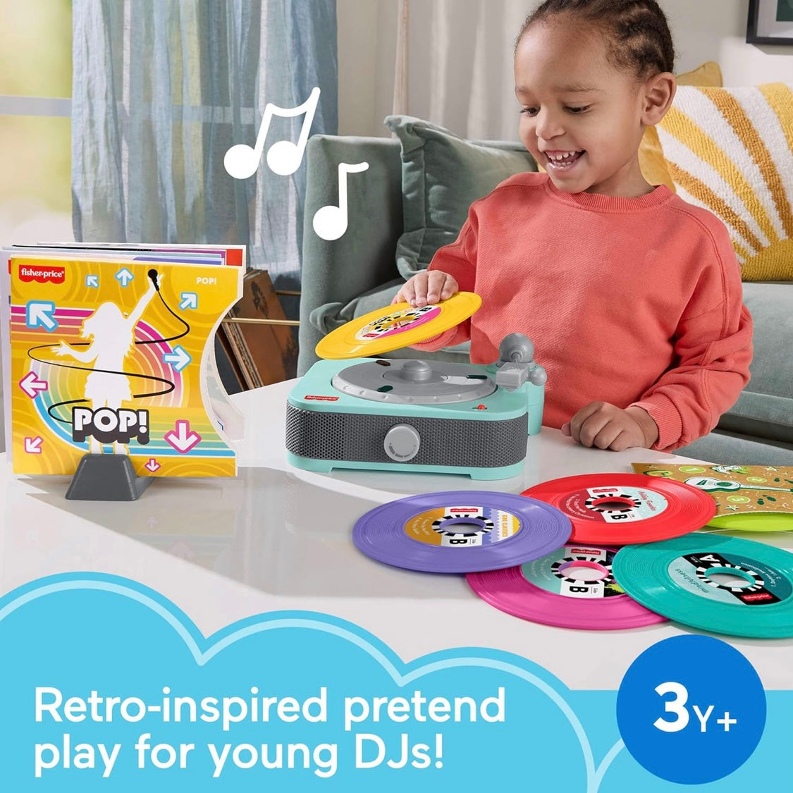 Fisher Price Rockin’ Record Player Musical Toy