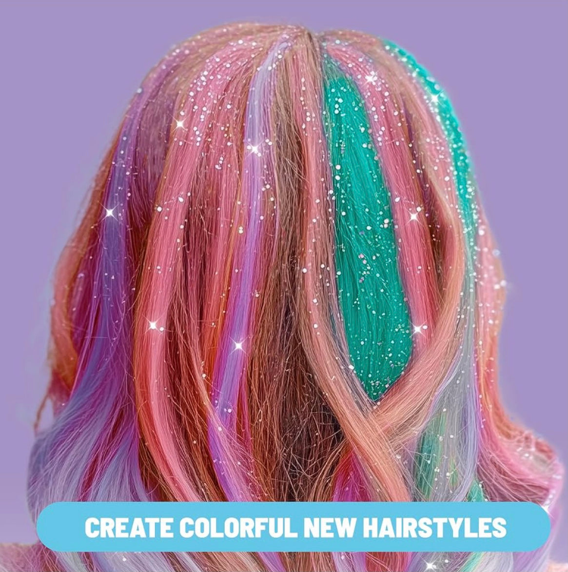 Claire’s Hair Chalk & Glitter Styling Kit
